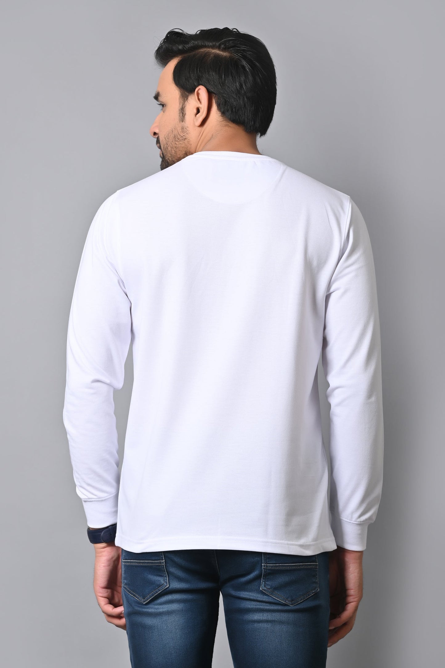 Arbour Men Round Neck Printed Full Sleeves T-Shirt