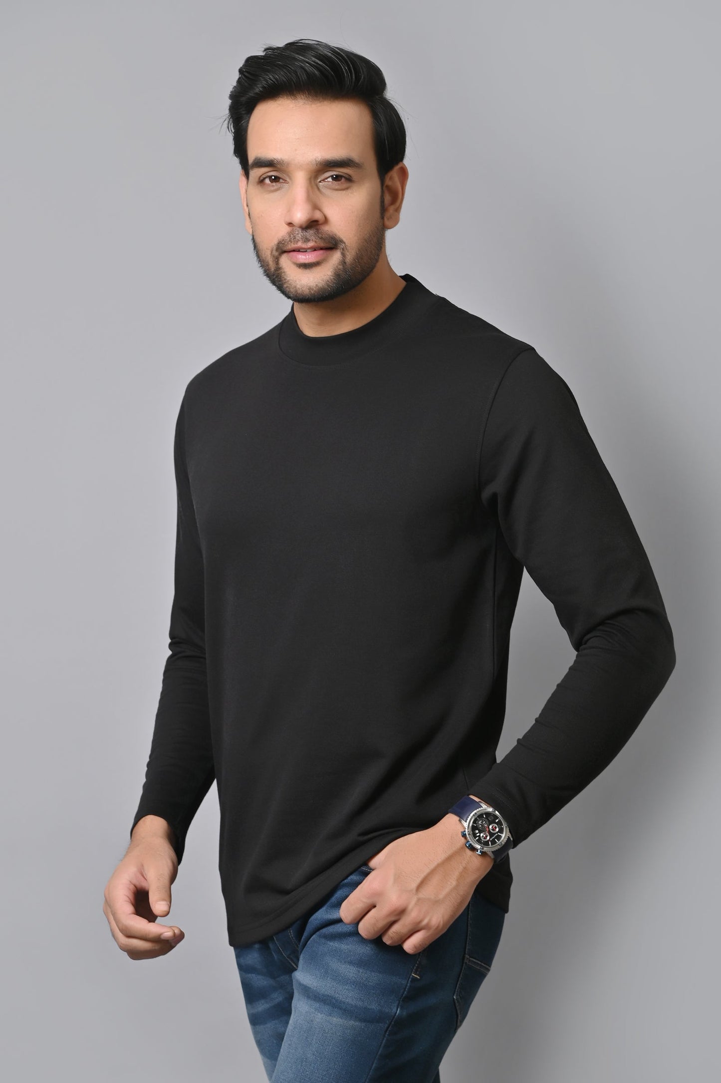 Arbour Men Round Neck Full Sleeves T-Shirt