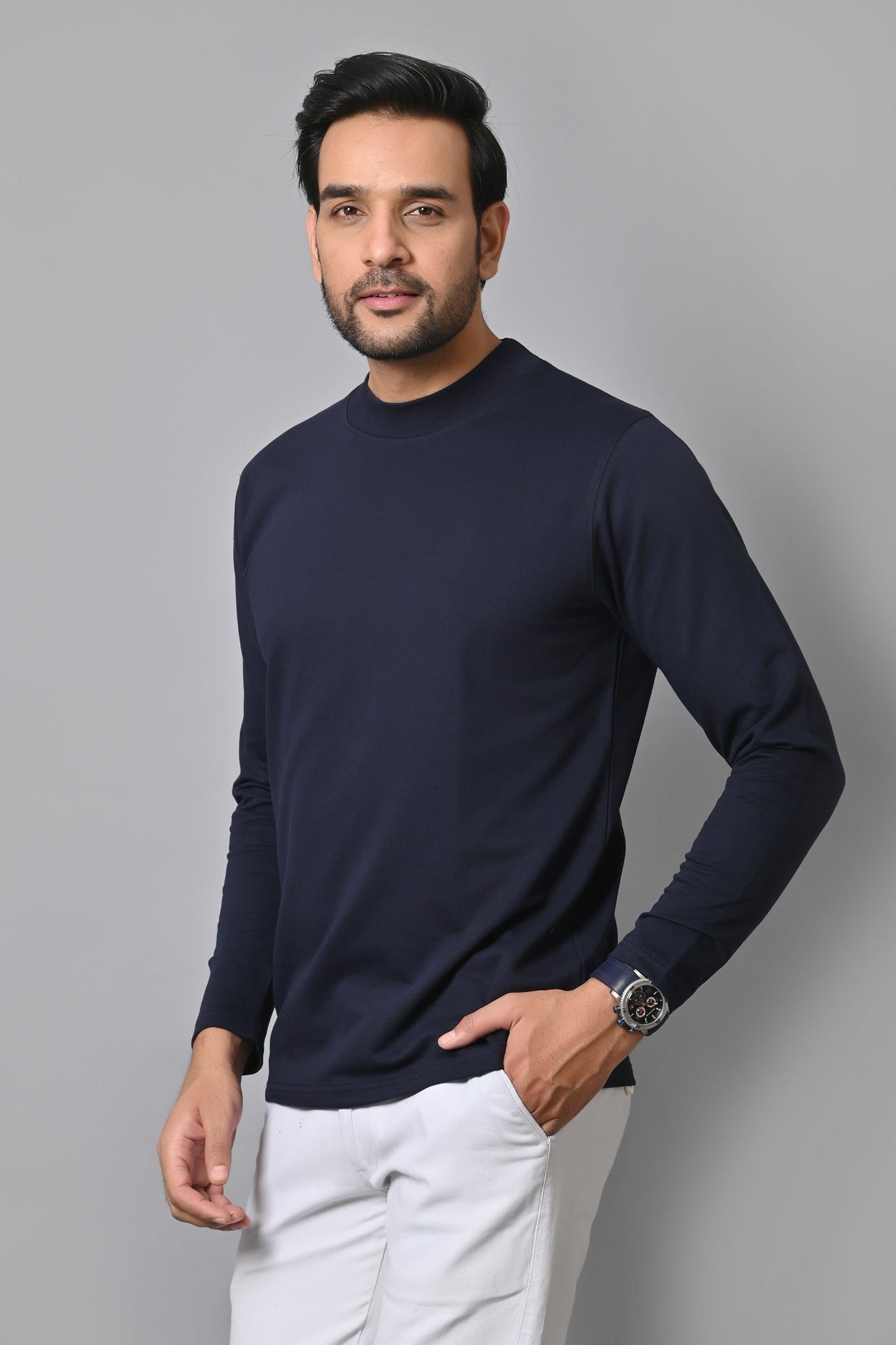 Arbour Men Round Neck Full Sleeves T-Shirt