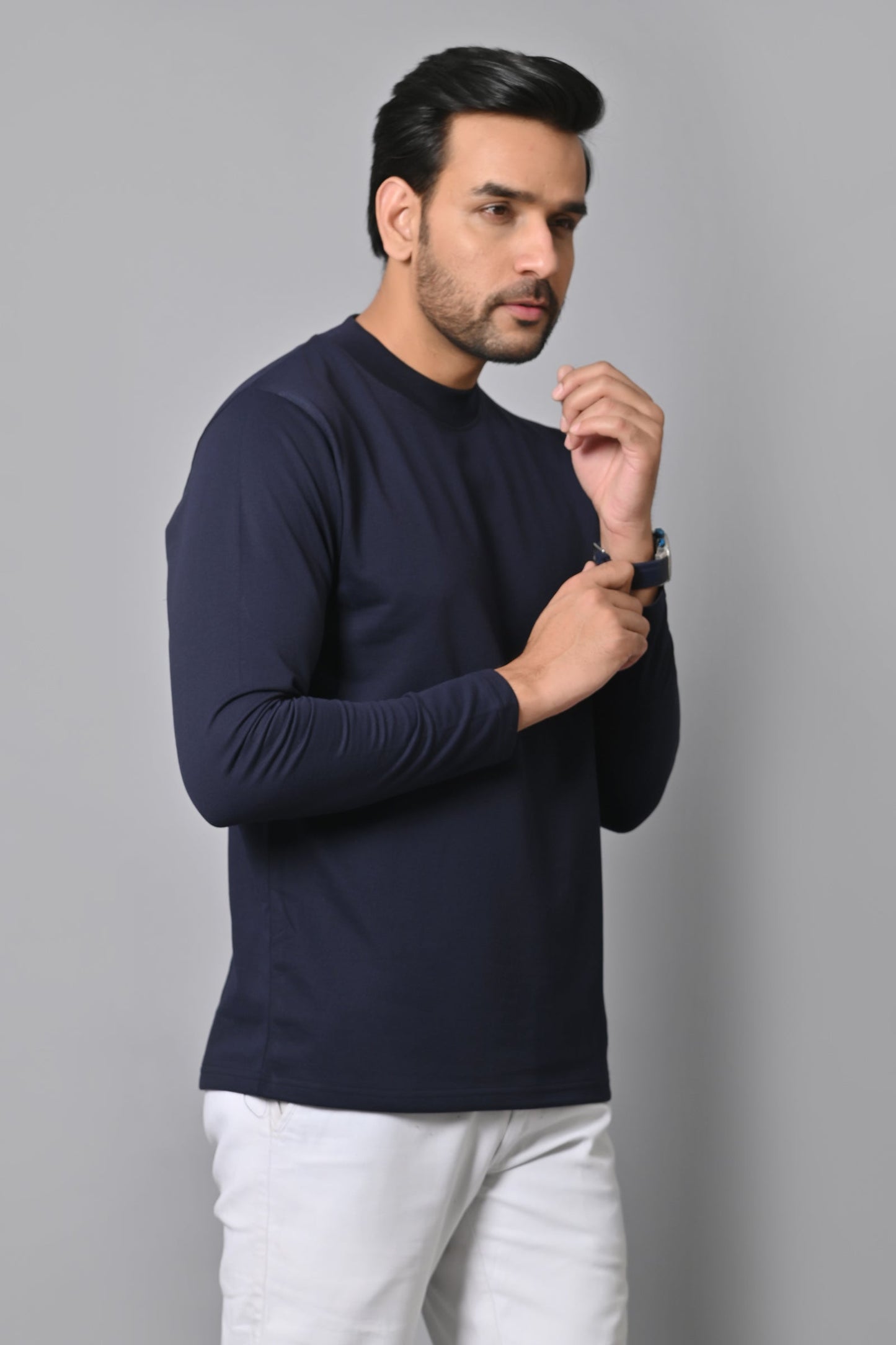 Arbour Men Round Neck Full Sleeves T-Shirt