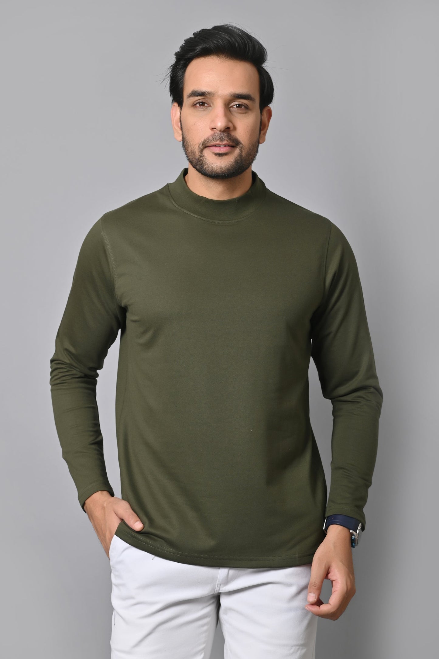 Arbour Men Round Neck Full Sleeves T-Shirt