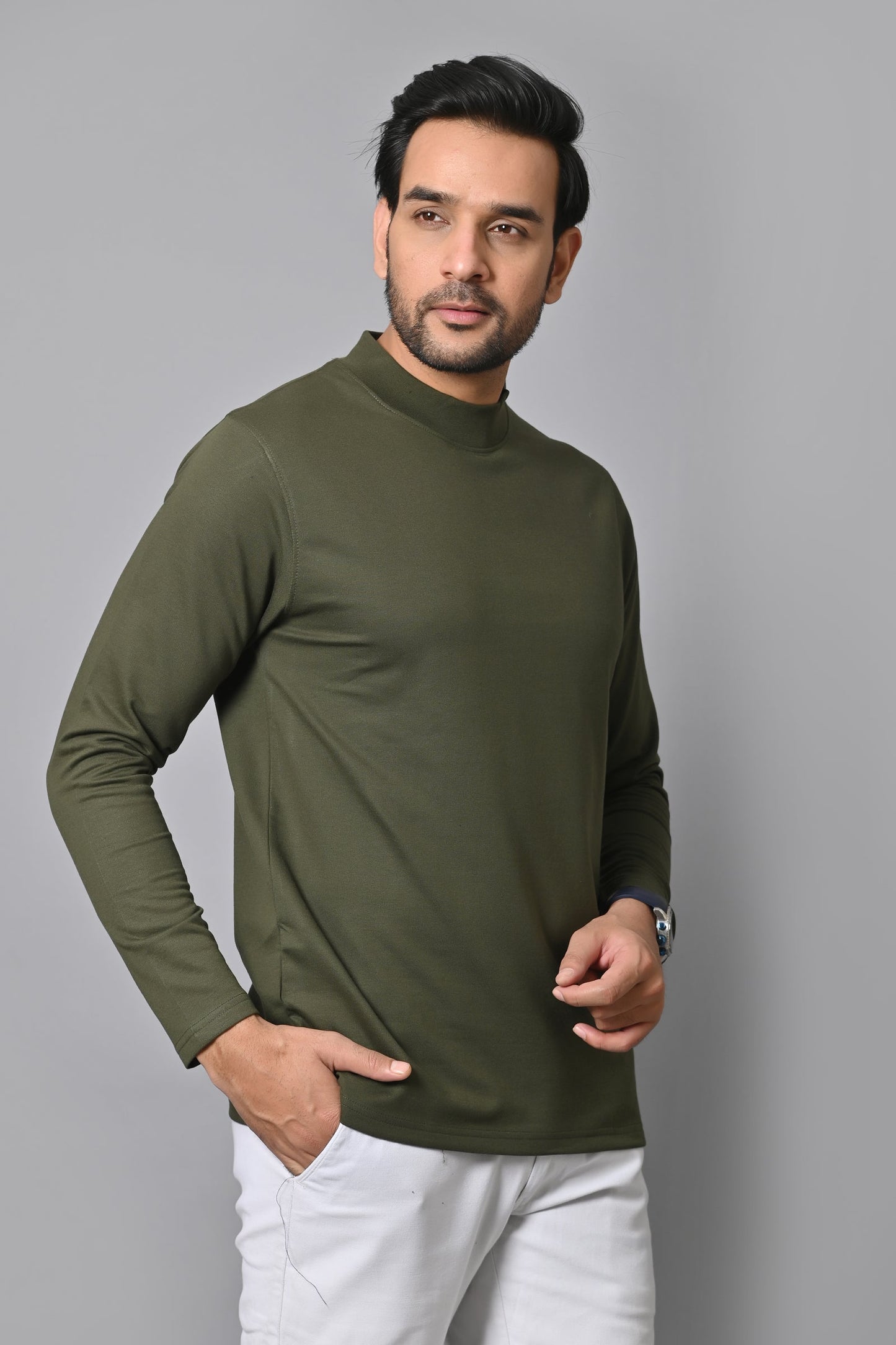 Arbour Men Round Neck Full Sleeves T-Shirt