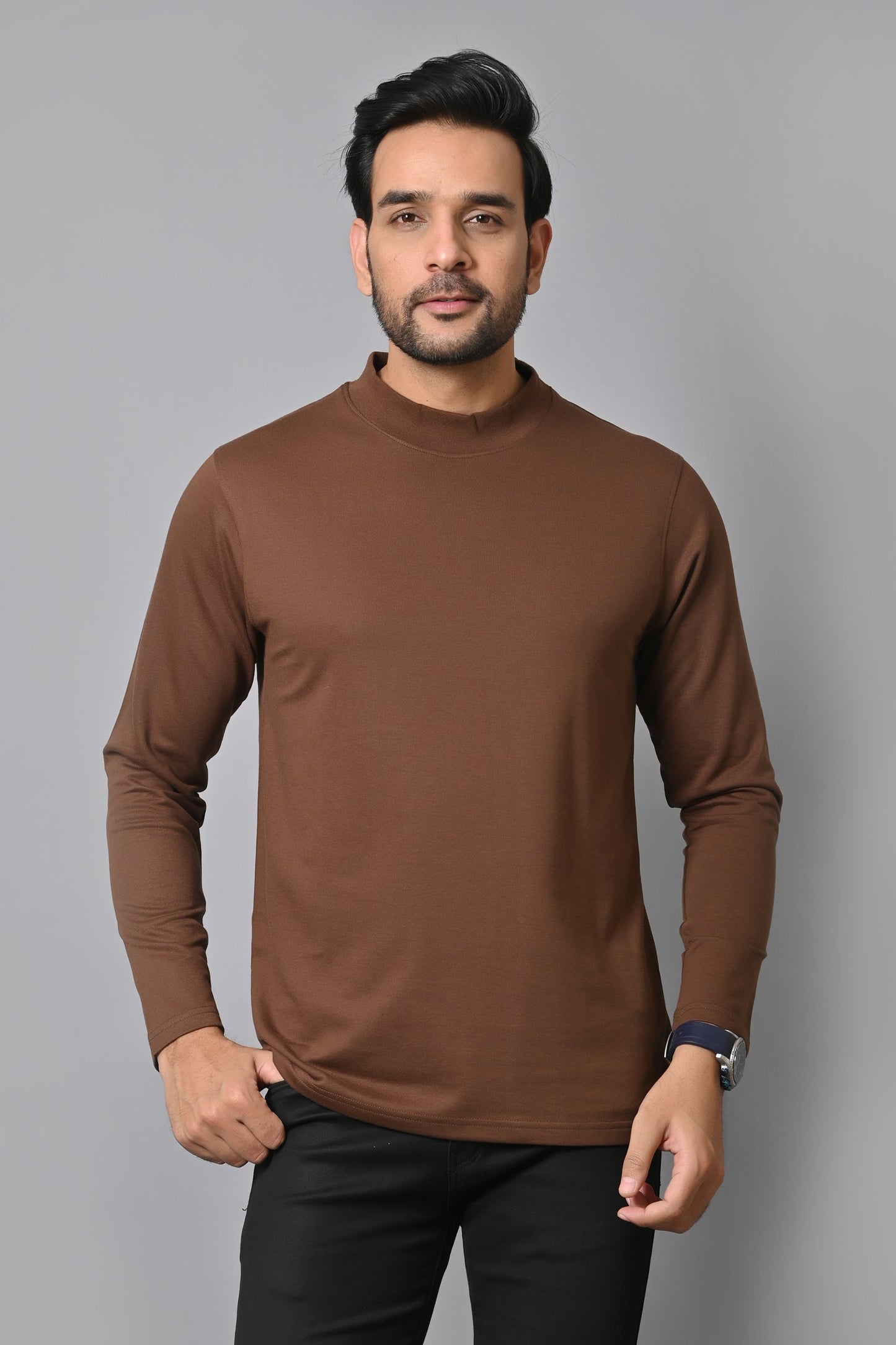 Arbour Men Round Neck Full Sleeves T-Shirt