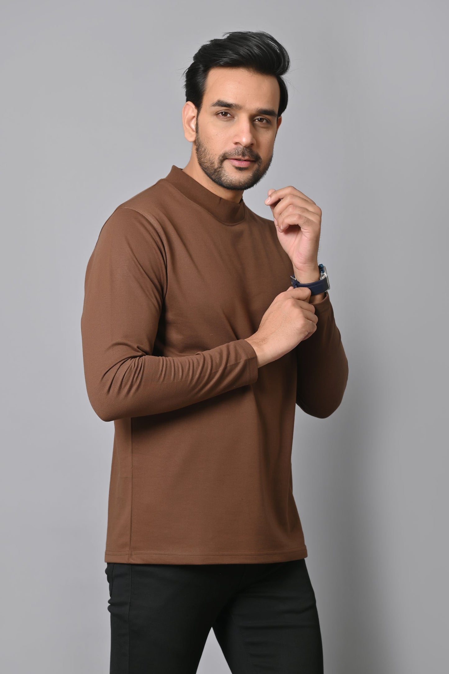 Arbour Men Round Neck Full Sleeves T-Shirt