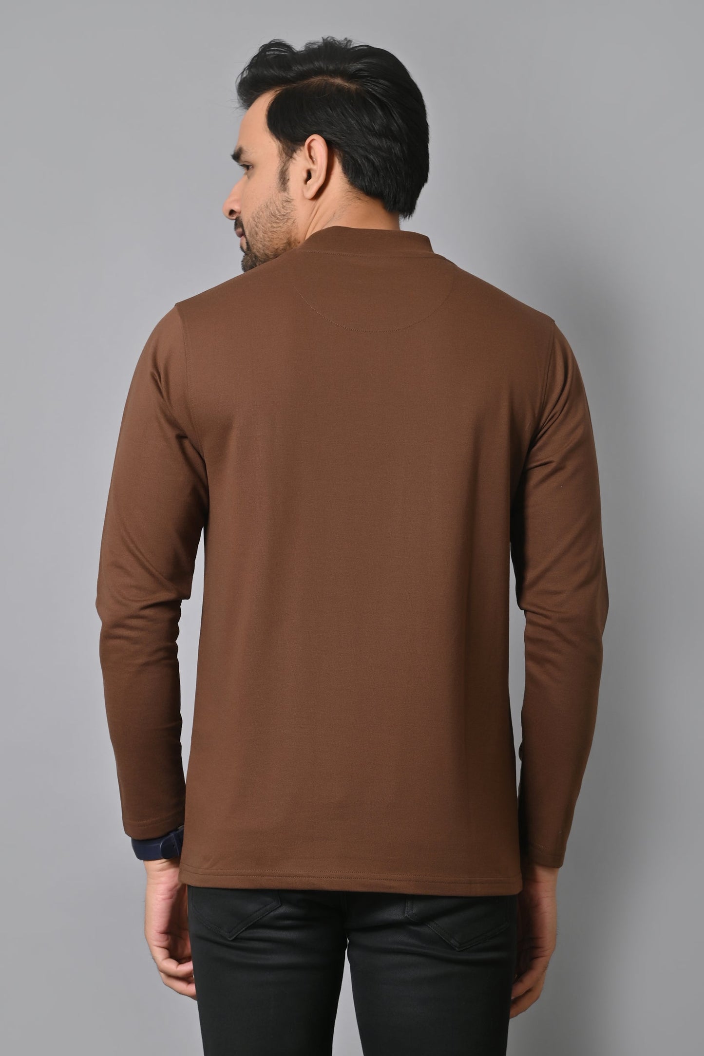 Arbour Men Round Neck Full Sleeves T-Shirt