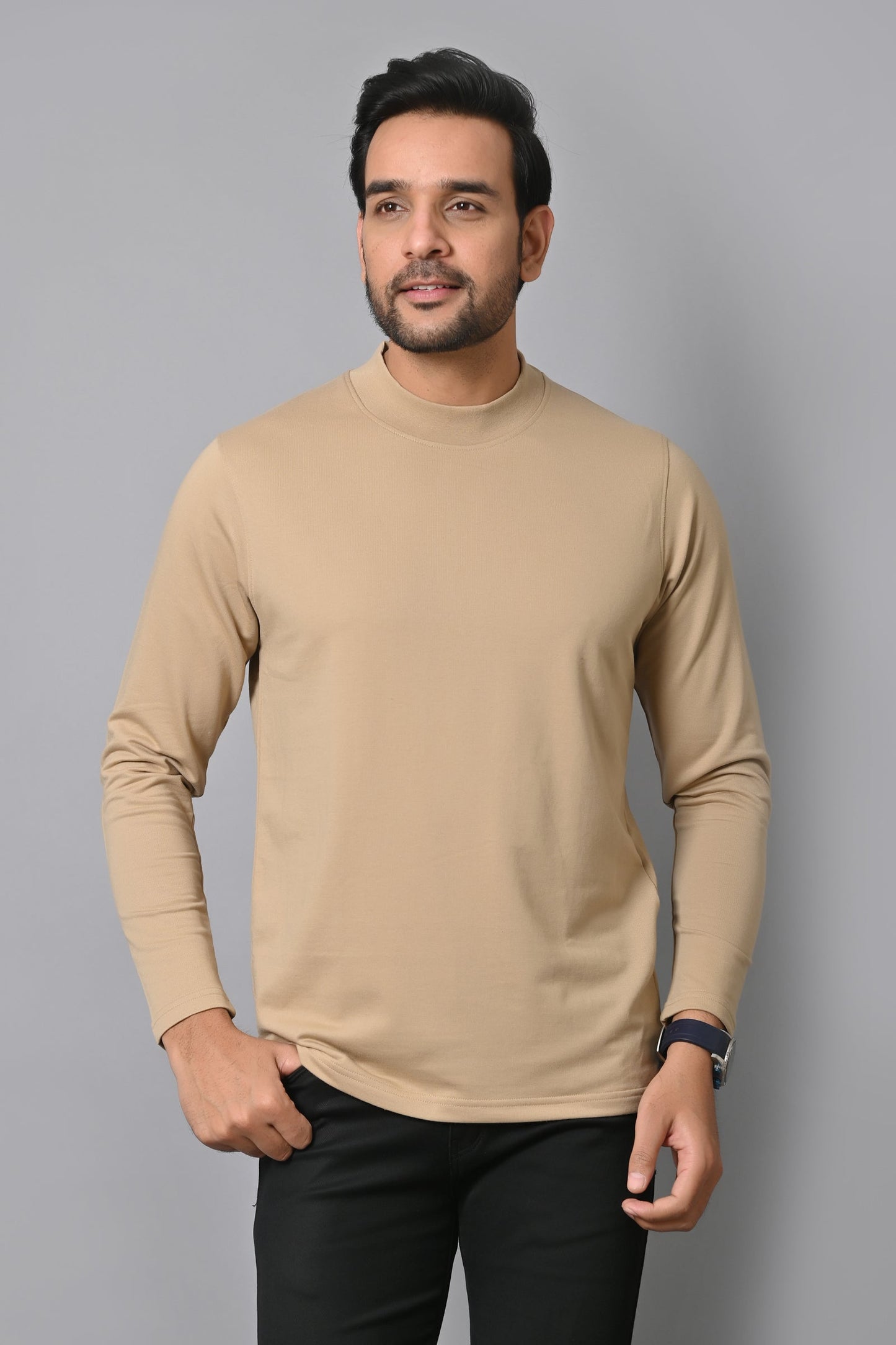 Arbour Men Round Neck Full Sleeves T-Shirt