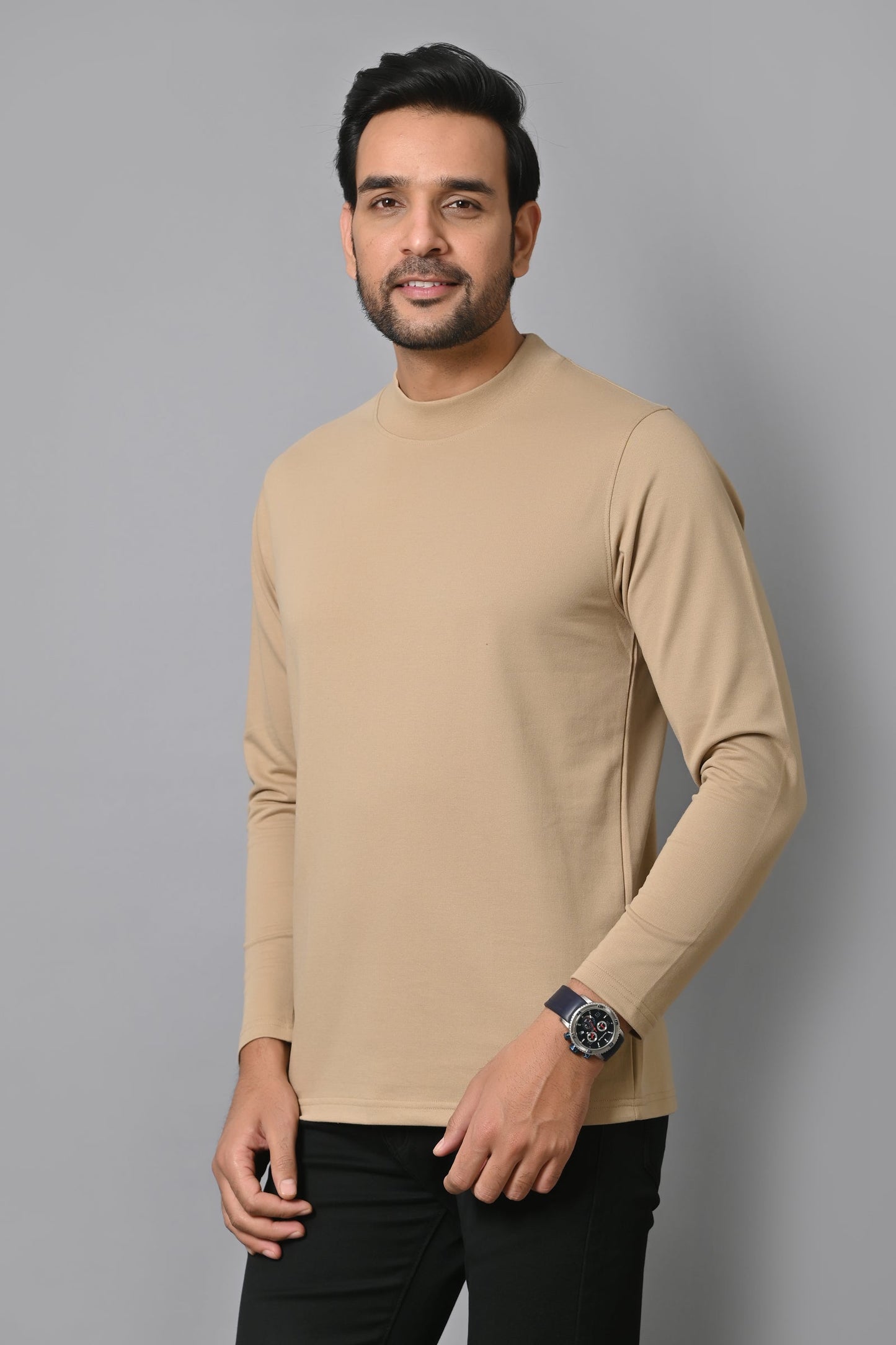 Arbour Men Round Neck Full Sleeves T-Shirt