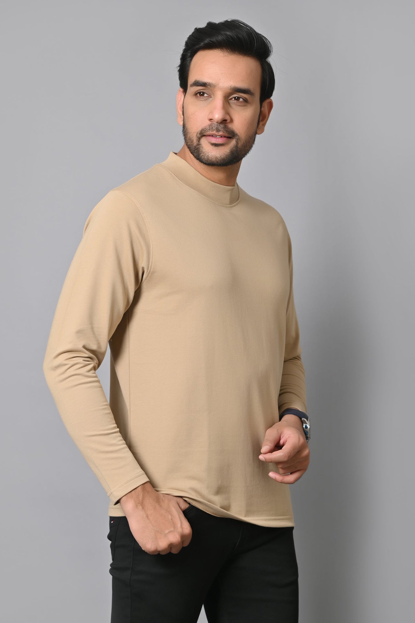 Arbour Men Round Neck Full Sleeves T-Shirt