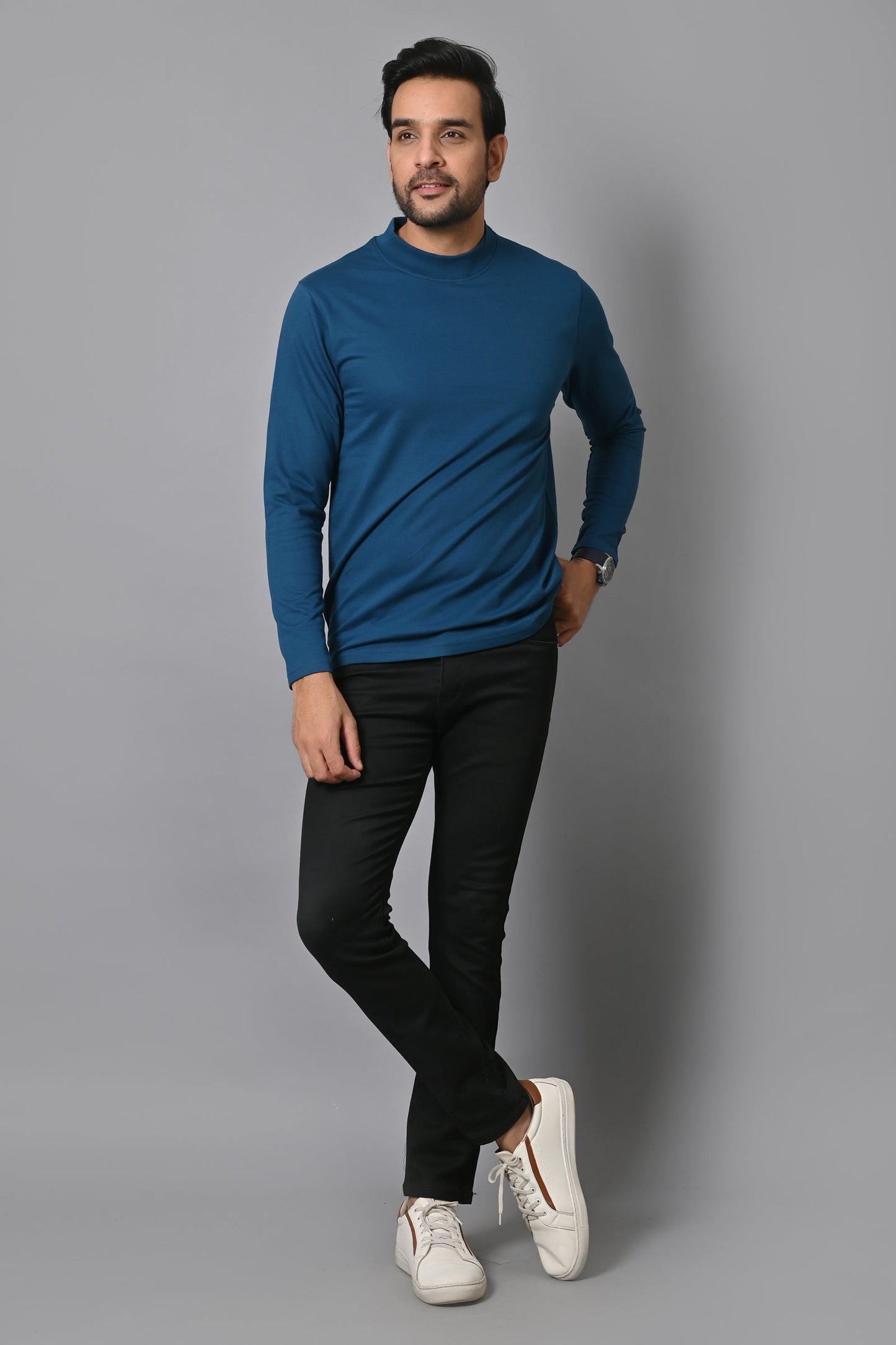 Arbour Men Round Neck Full Sleeves T-Shirt