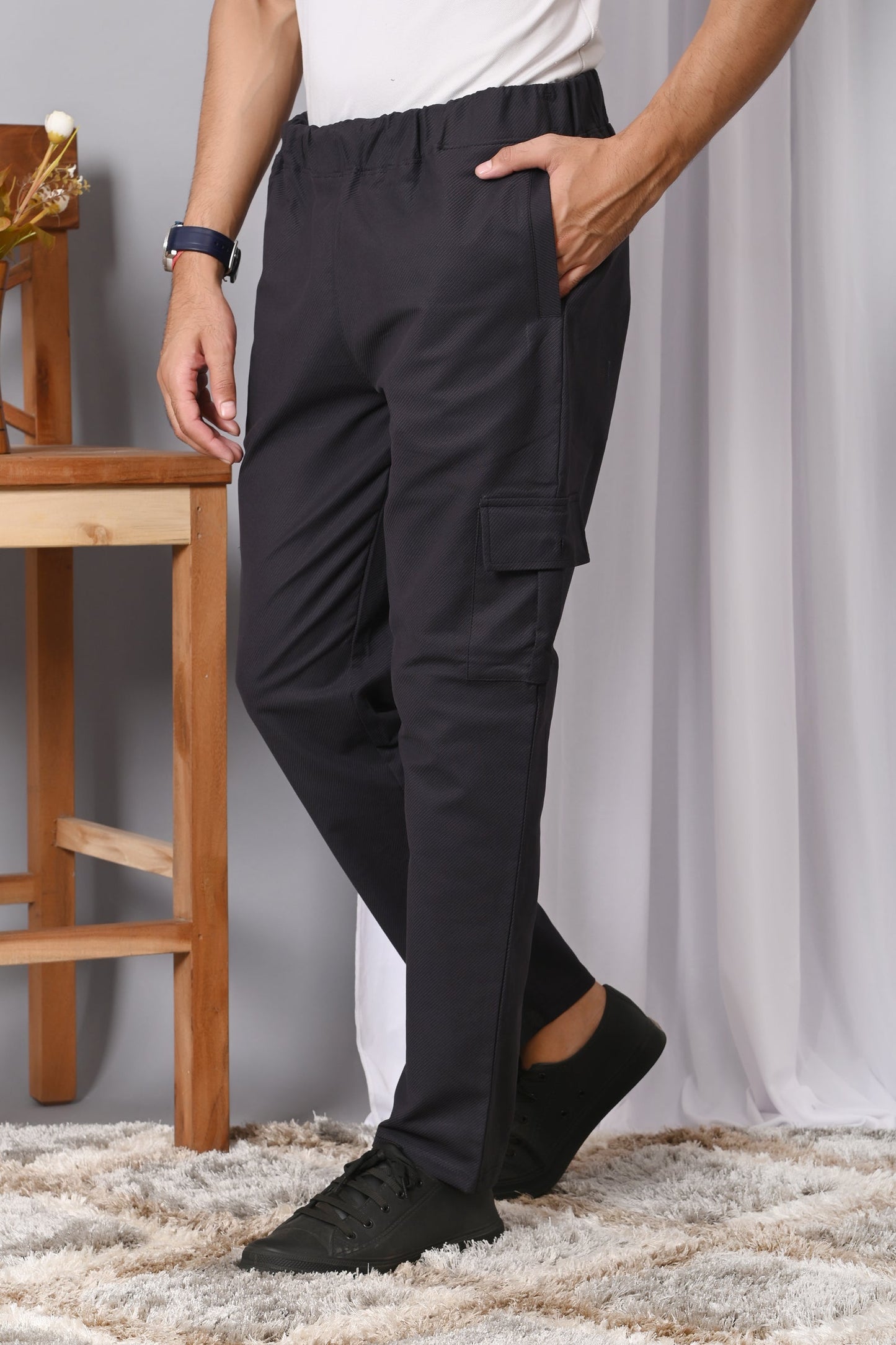 Arbour Men Solid Casual Track Pants