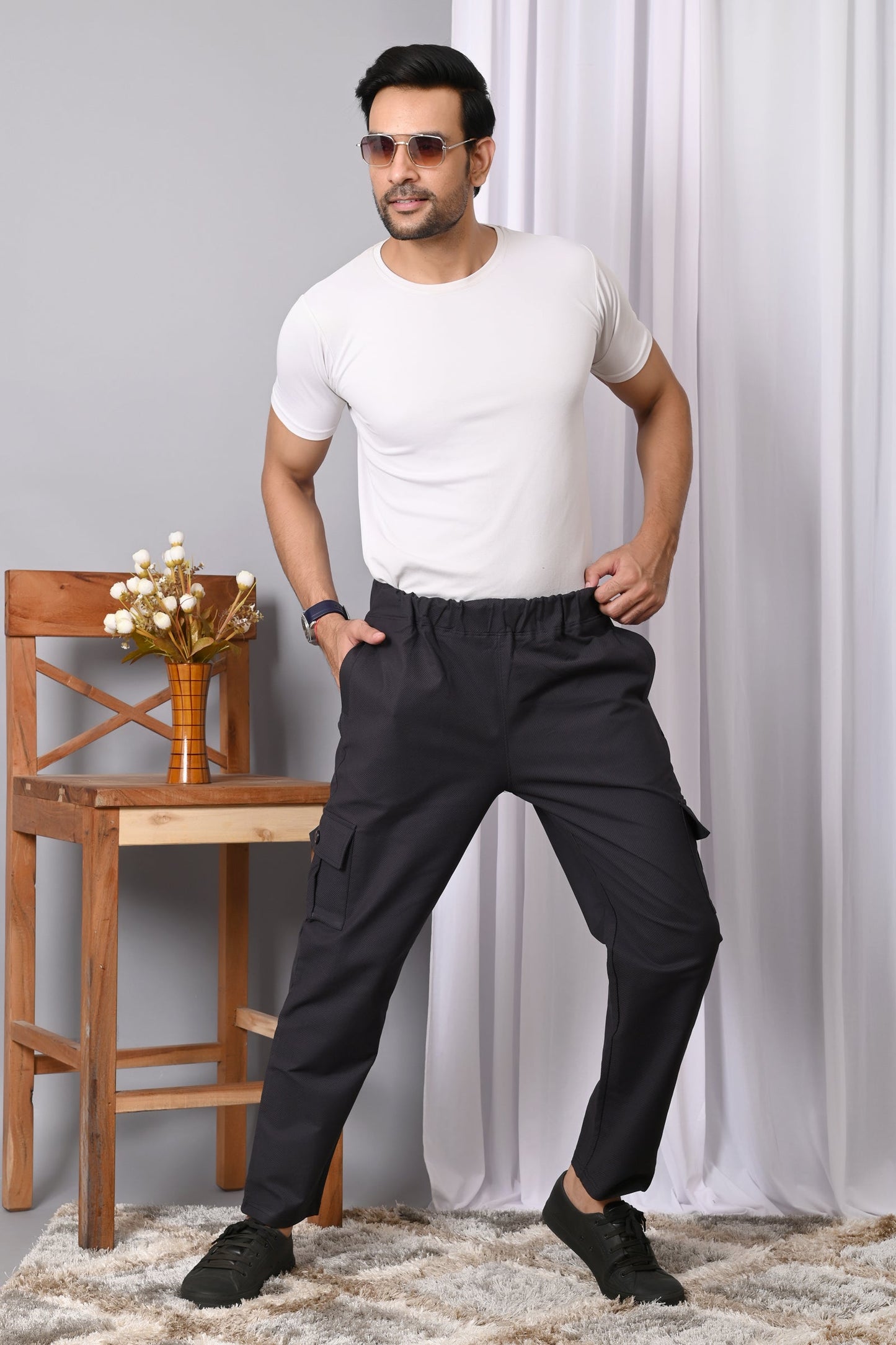 Arbour Men Solid Casual Track Pants