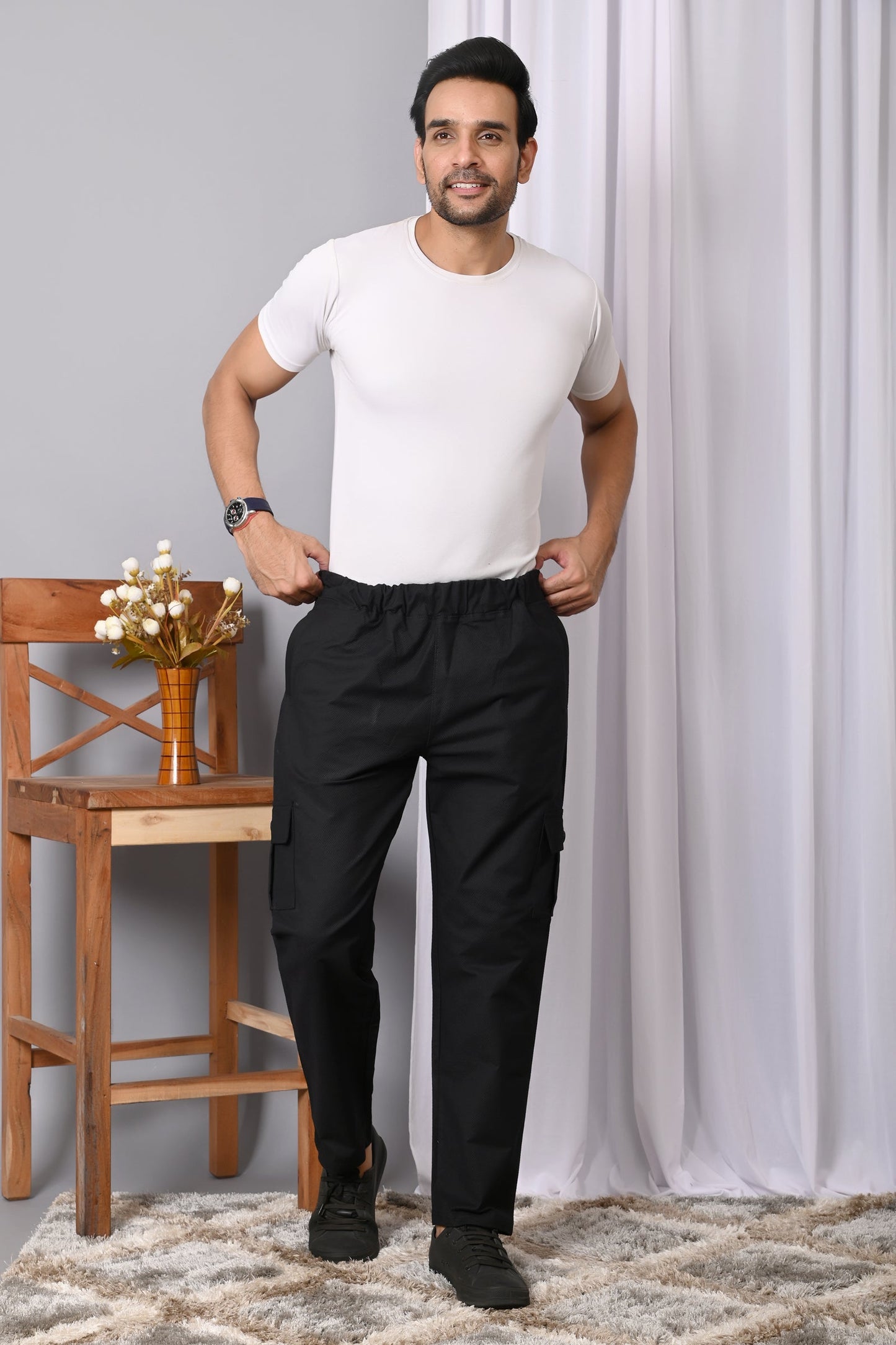 Arbour Men Solid Casual Track Pants