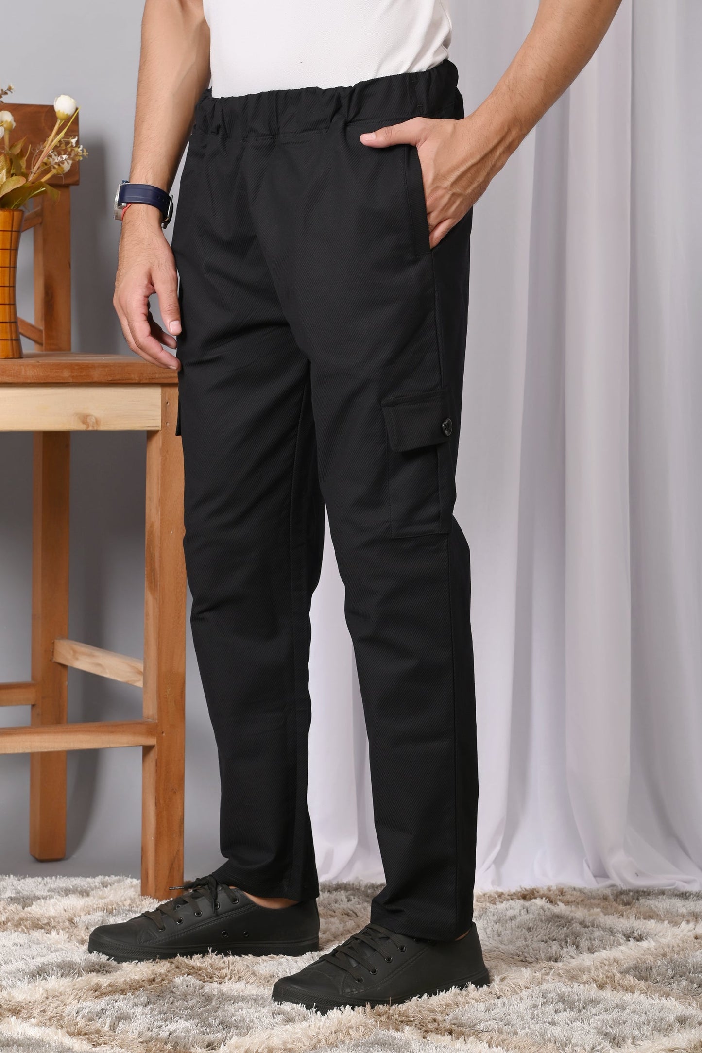 Arbour Men Solid Casual Track Pants