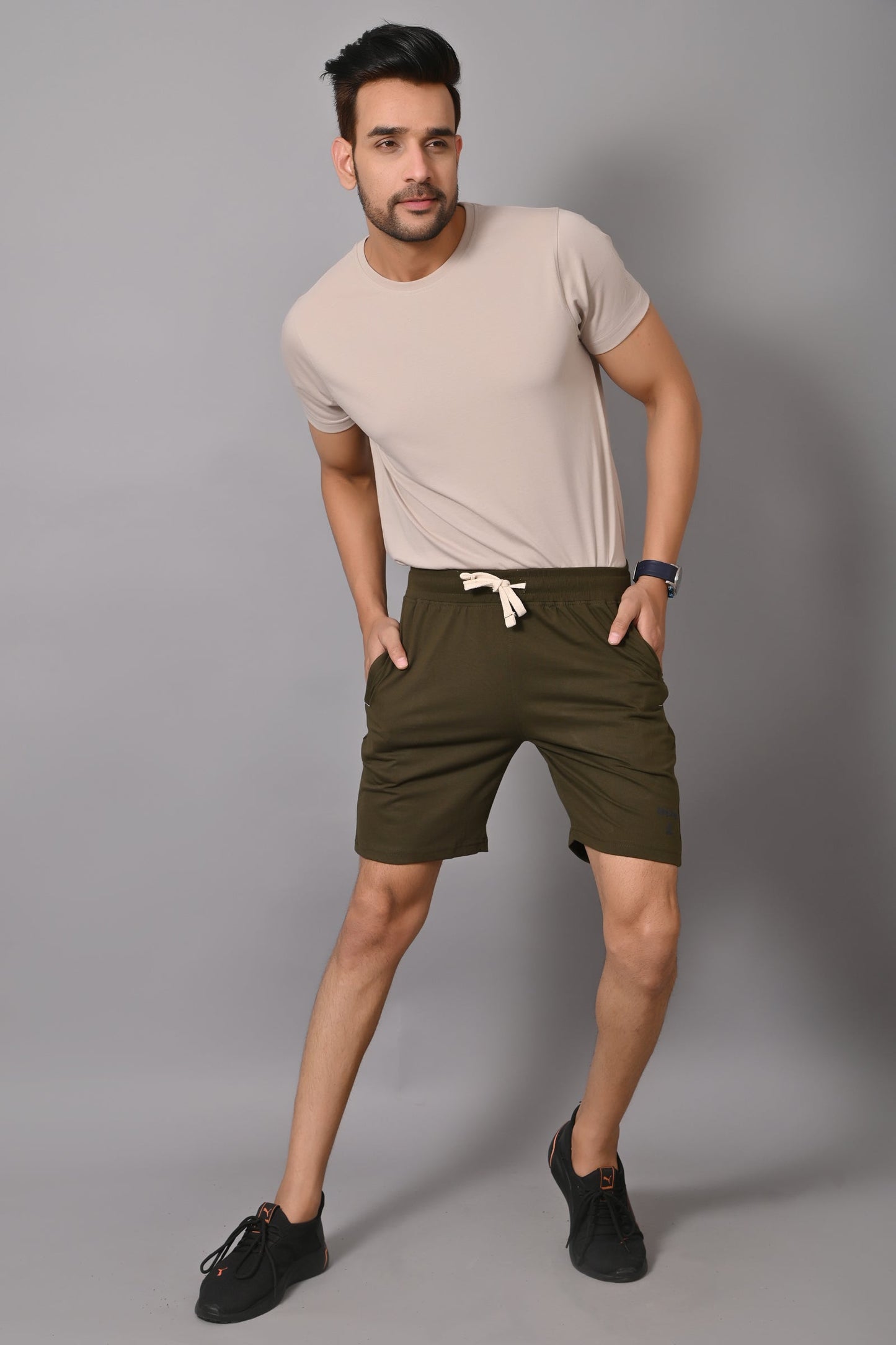 Arbour Men Solid Shorts