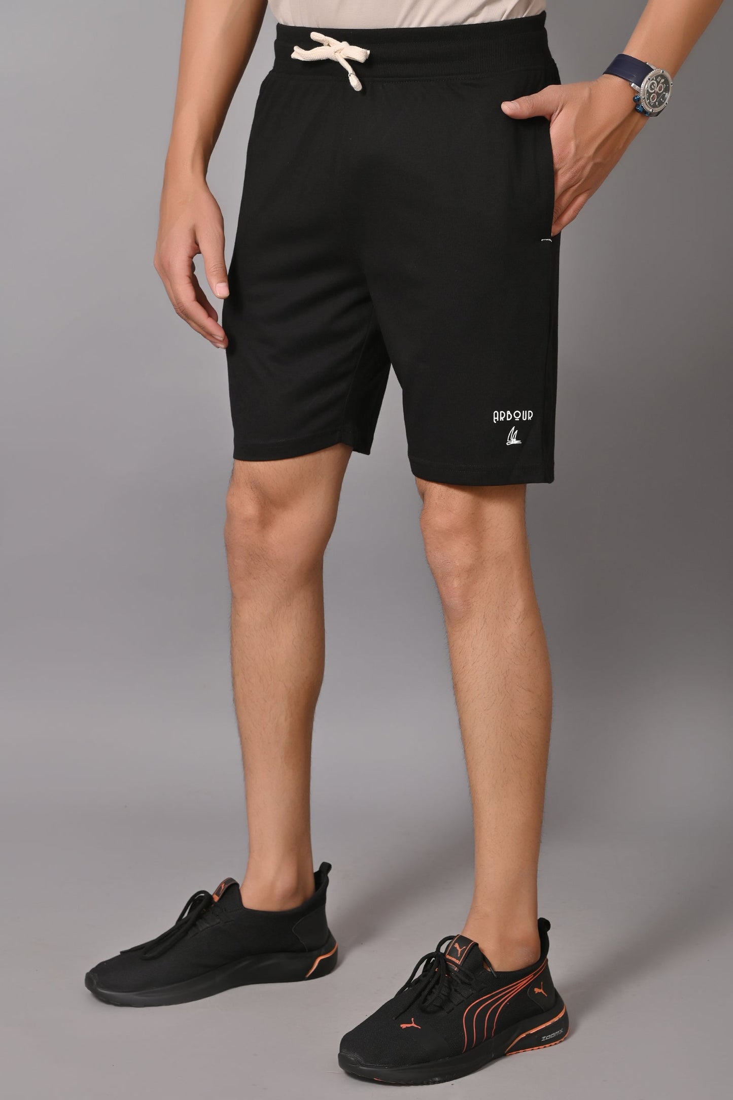 Arbour Men Solid Shorts