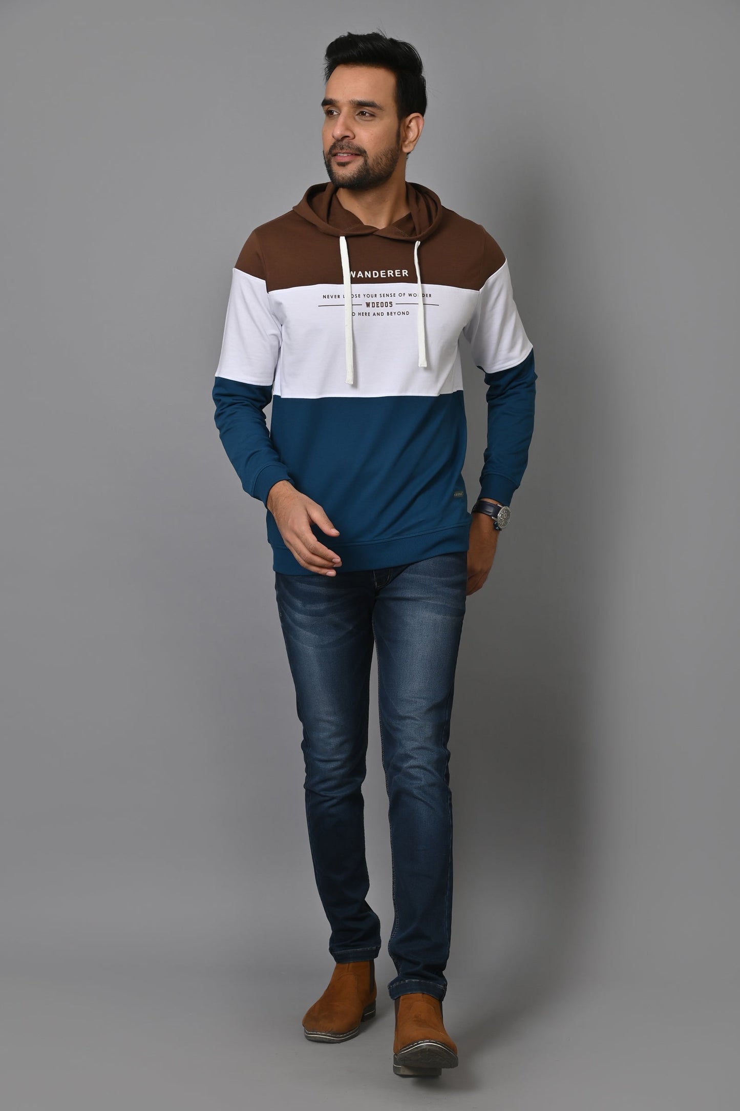 Arbour Men Hoodies Slim Fit Full Sleeves T-Shirt