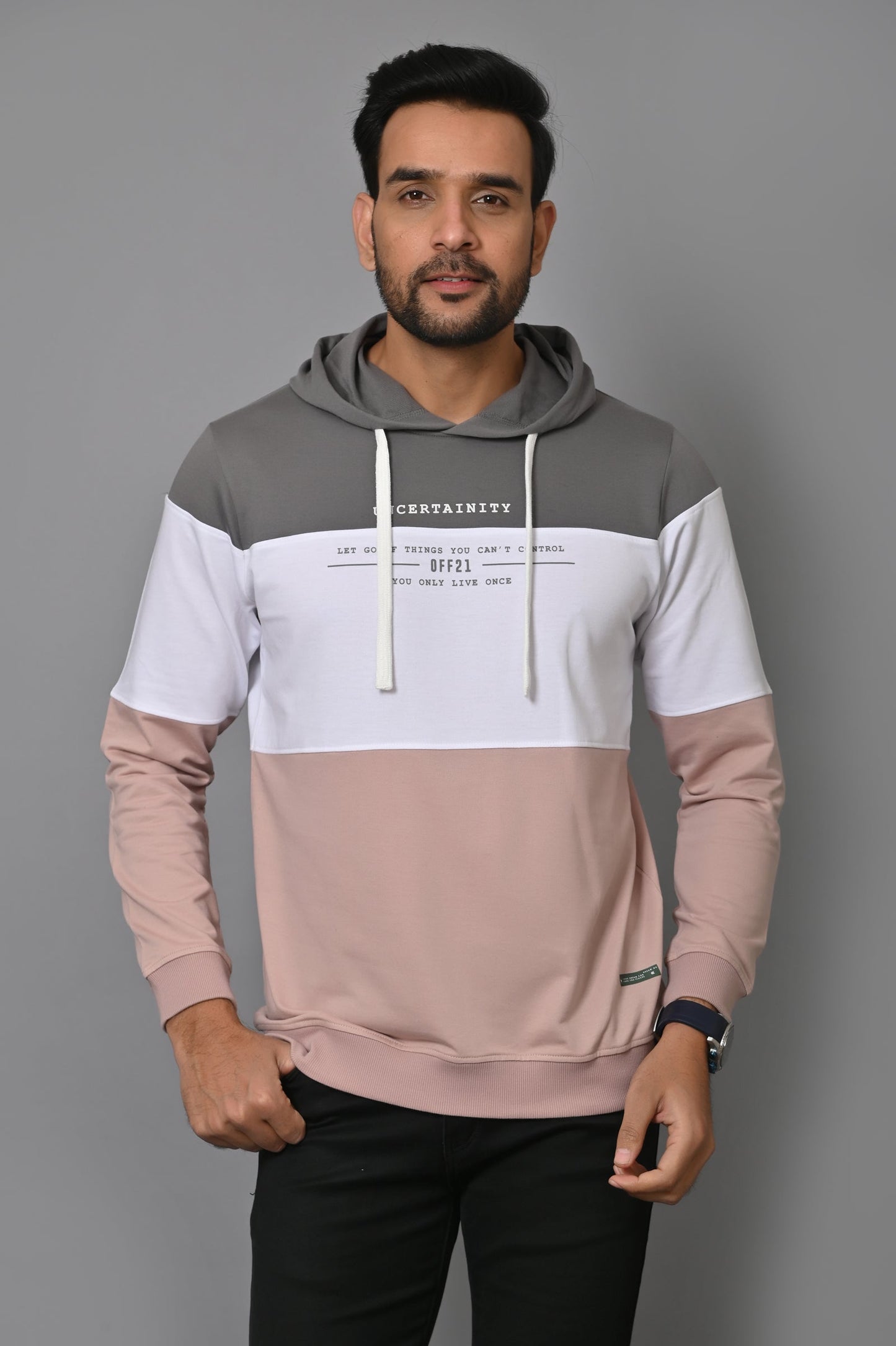 Arbour Men Hoodies Slim Fit Full Sleeves T-Shirt