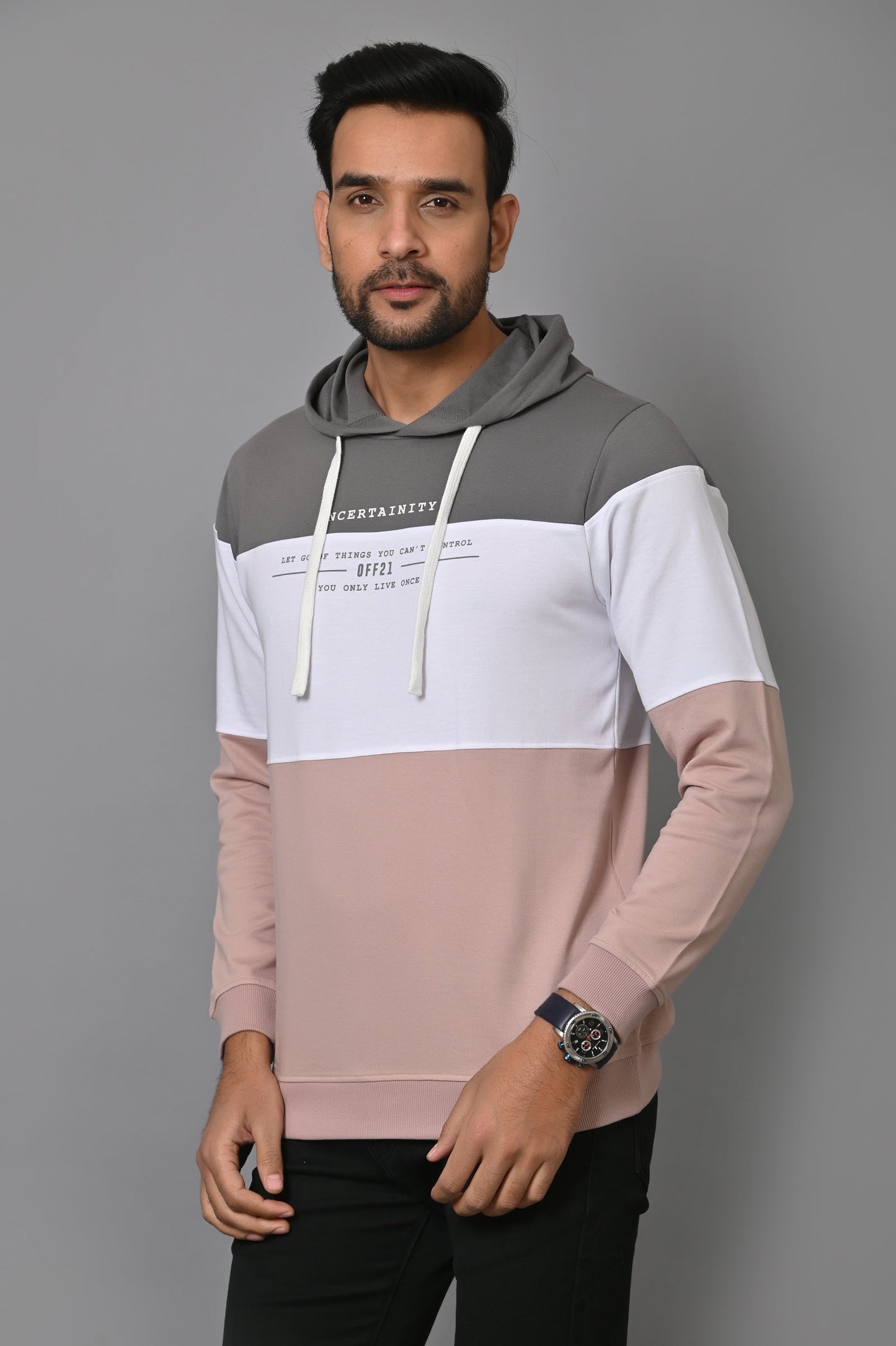 Arbour Men Hoodies Slim Fit Full Sleeves T-Shirt