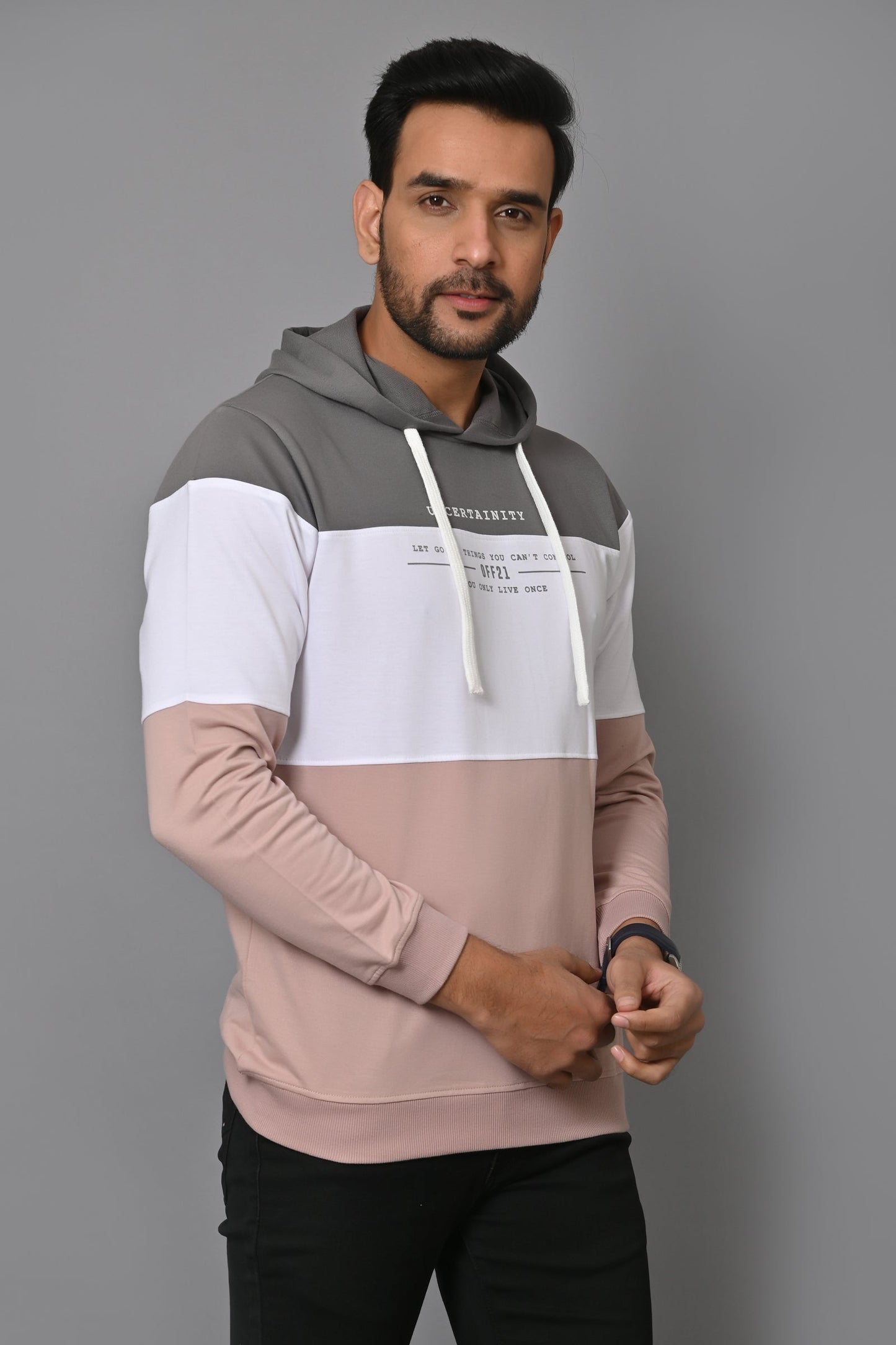 Arbour Men Hoodies Slim Fit Full Sleeves T-Shirt