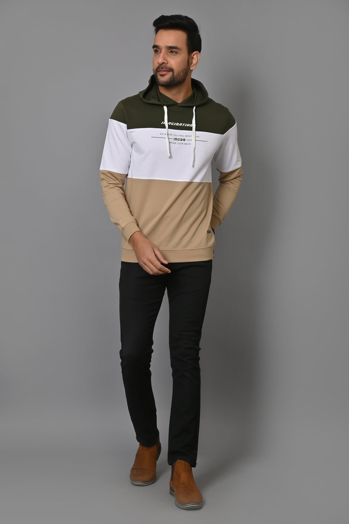 Arbour Men Hoodies Slim Fit Full Sleeves T-Shirt