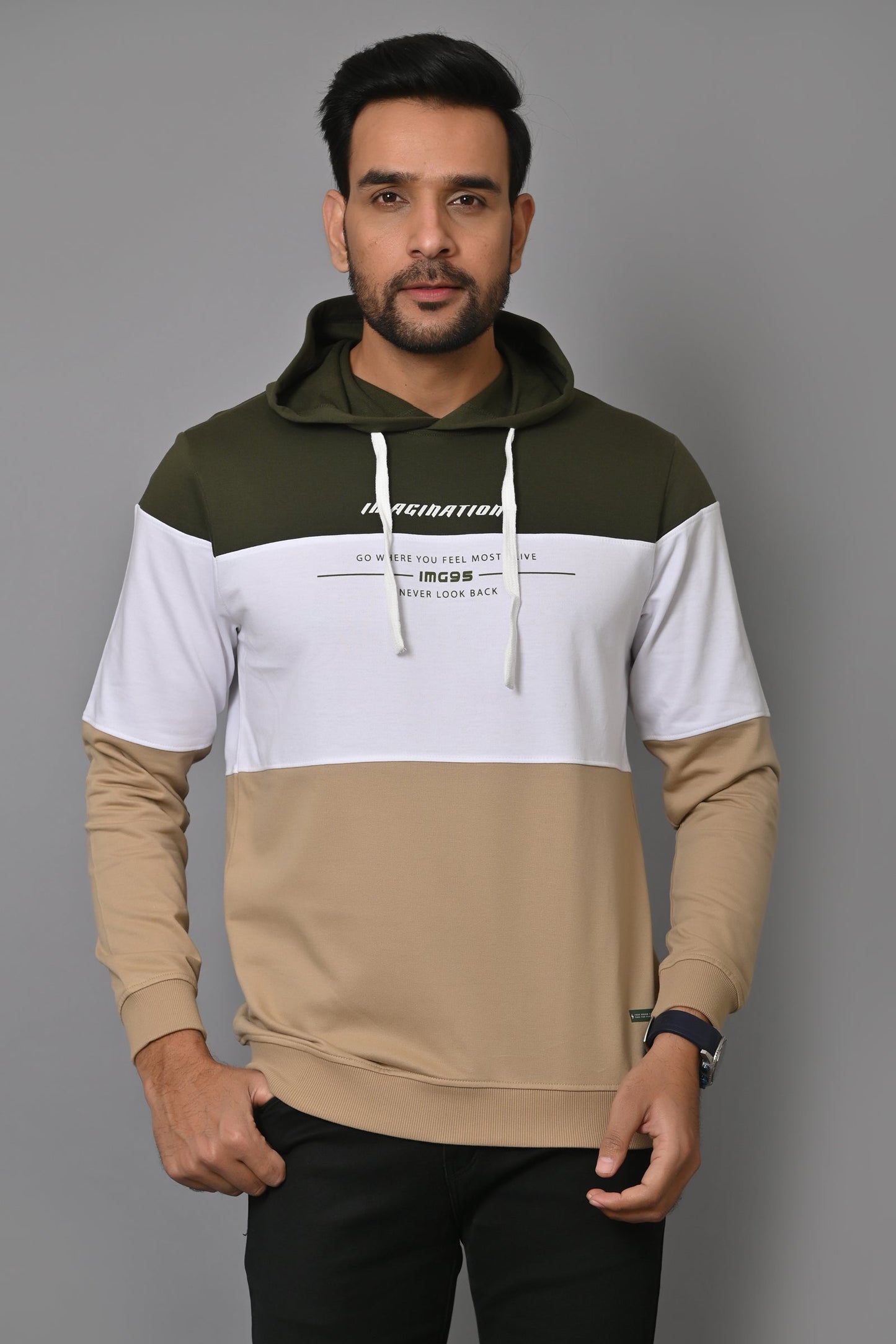 Arbour Men Hoodies Slim Fit Full Sleeves T-Shirt