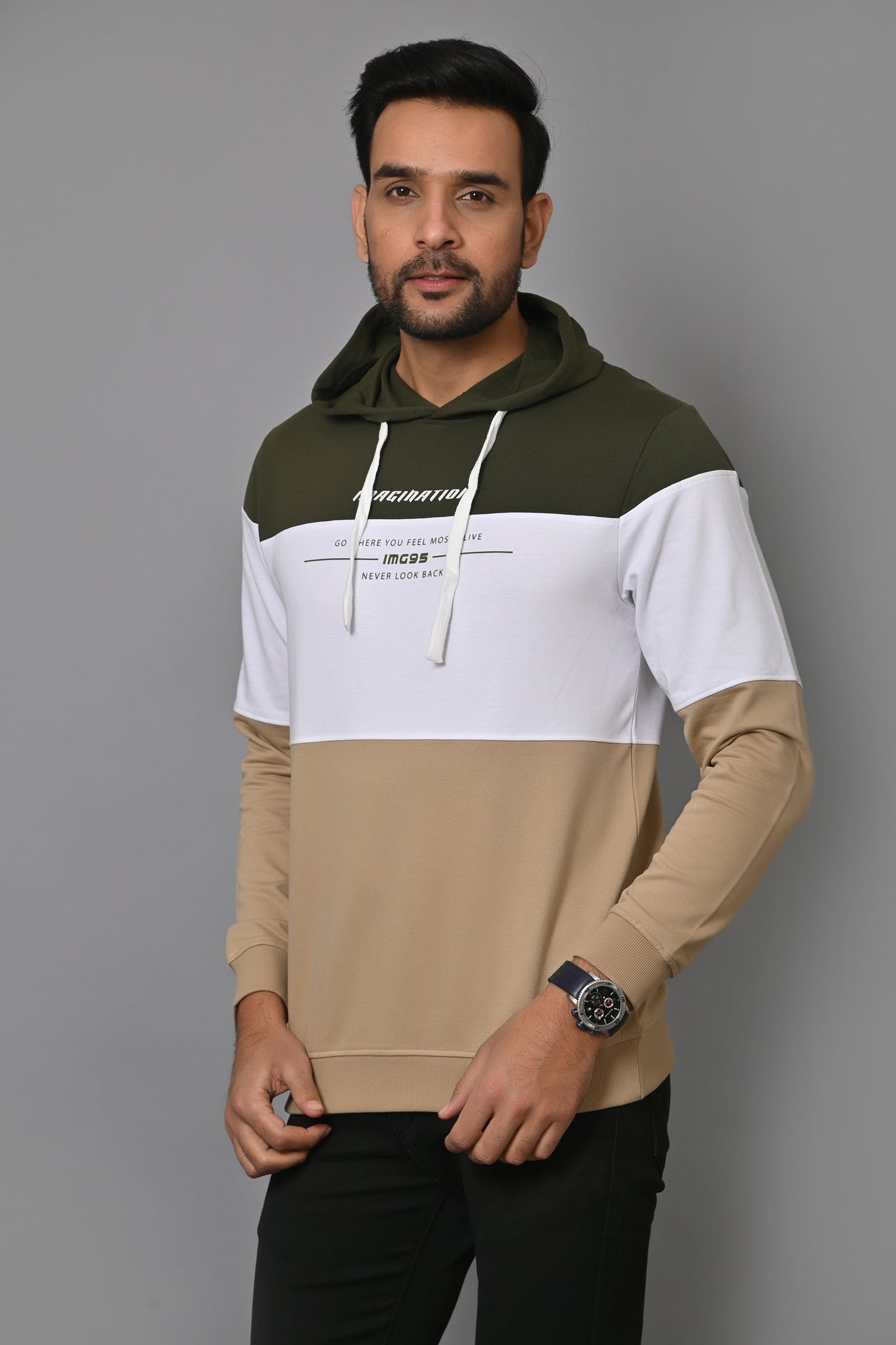 Arbour Men Hoodies Slim Fit Full Sleeves T-Shirt