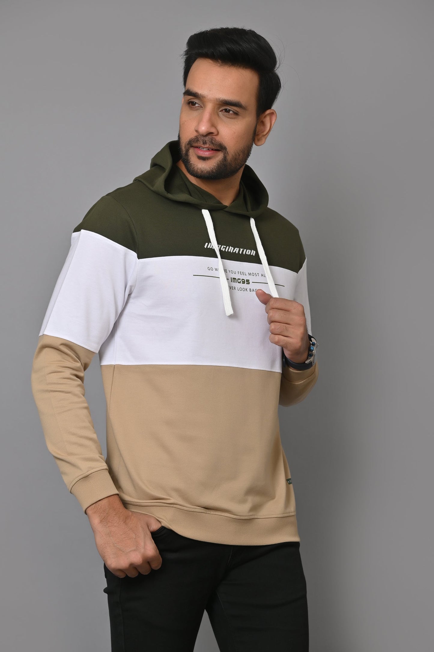 Arbour Men Hoodies Slim Fit Full Sleeves T-Shirt