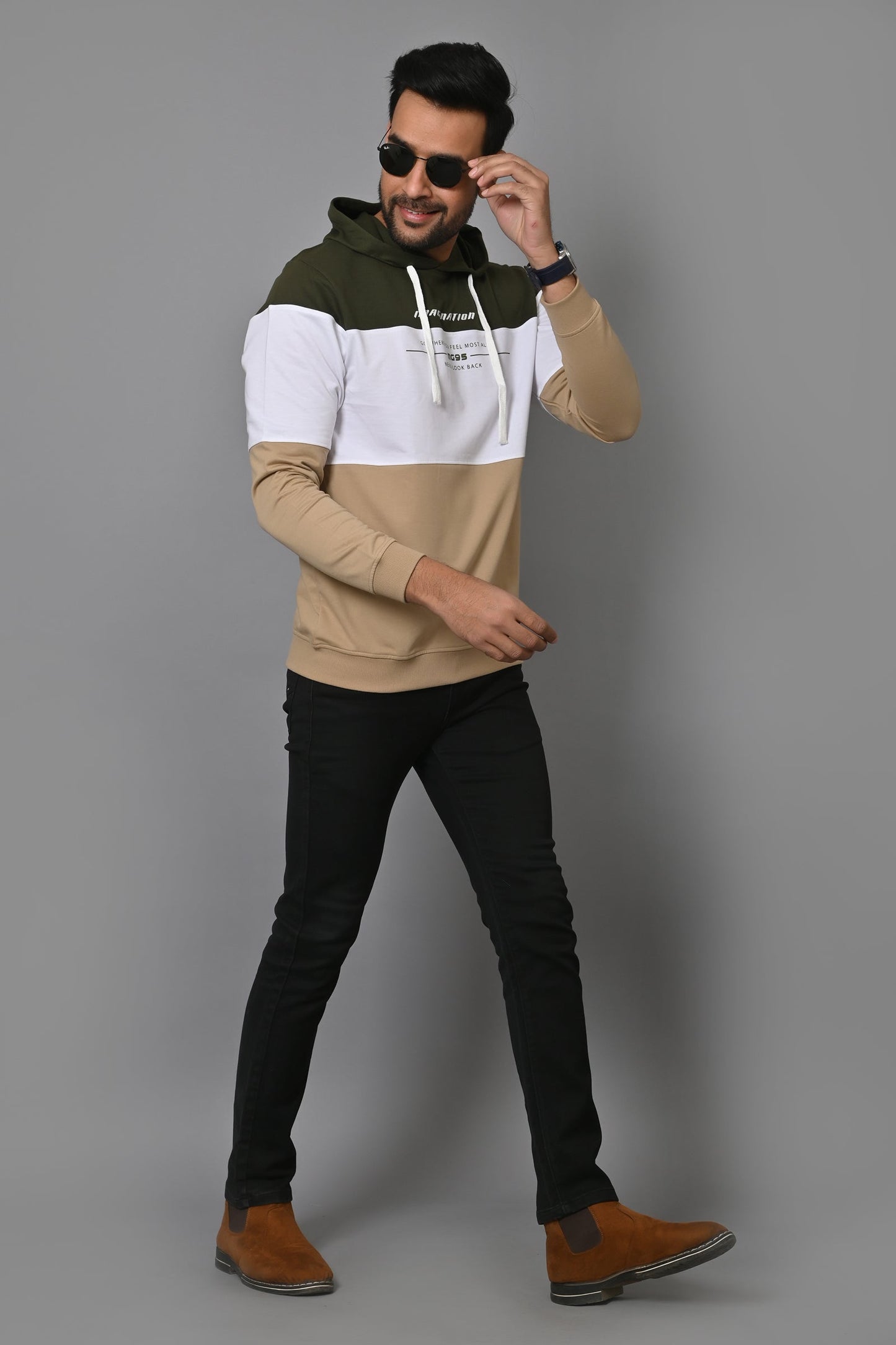 Arbour Men Hoodies Slim Fit Full Sleeves T-Shirt