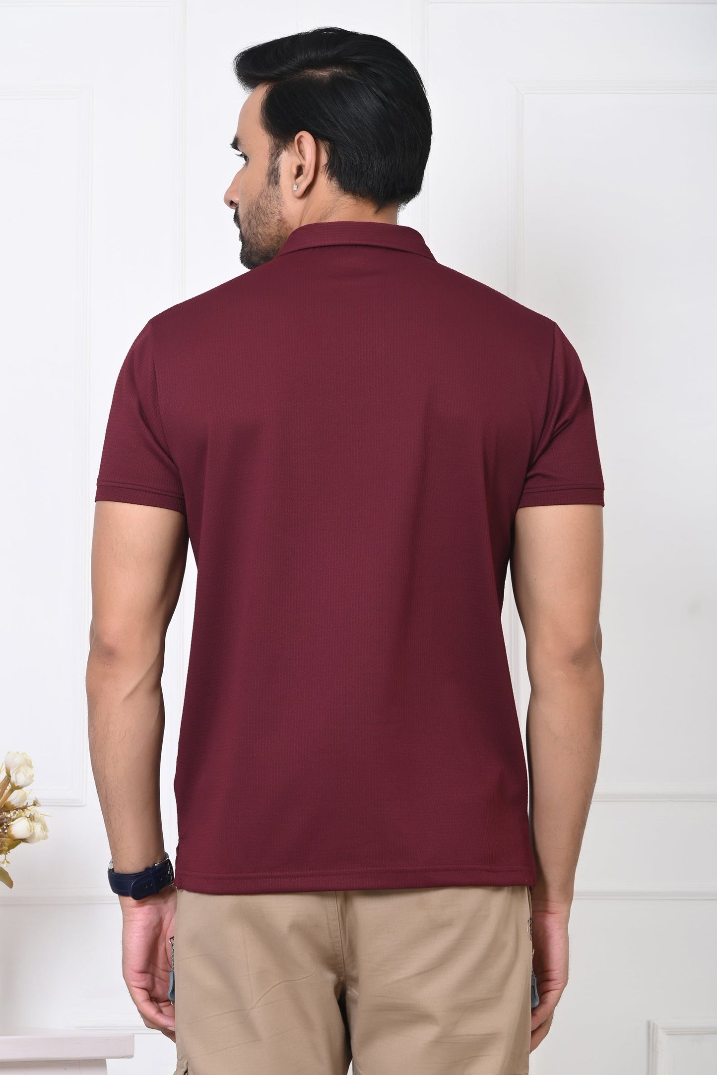 Arbour Men Polo Neck Casual Half Sleeves T-Shirt