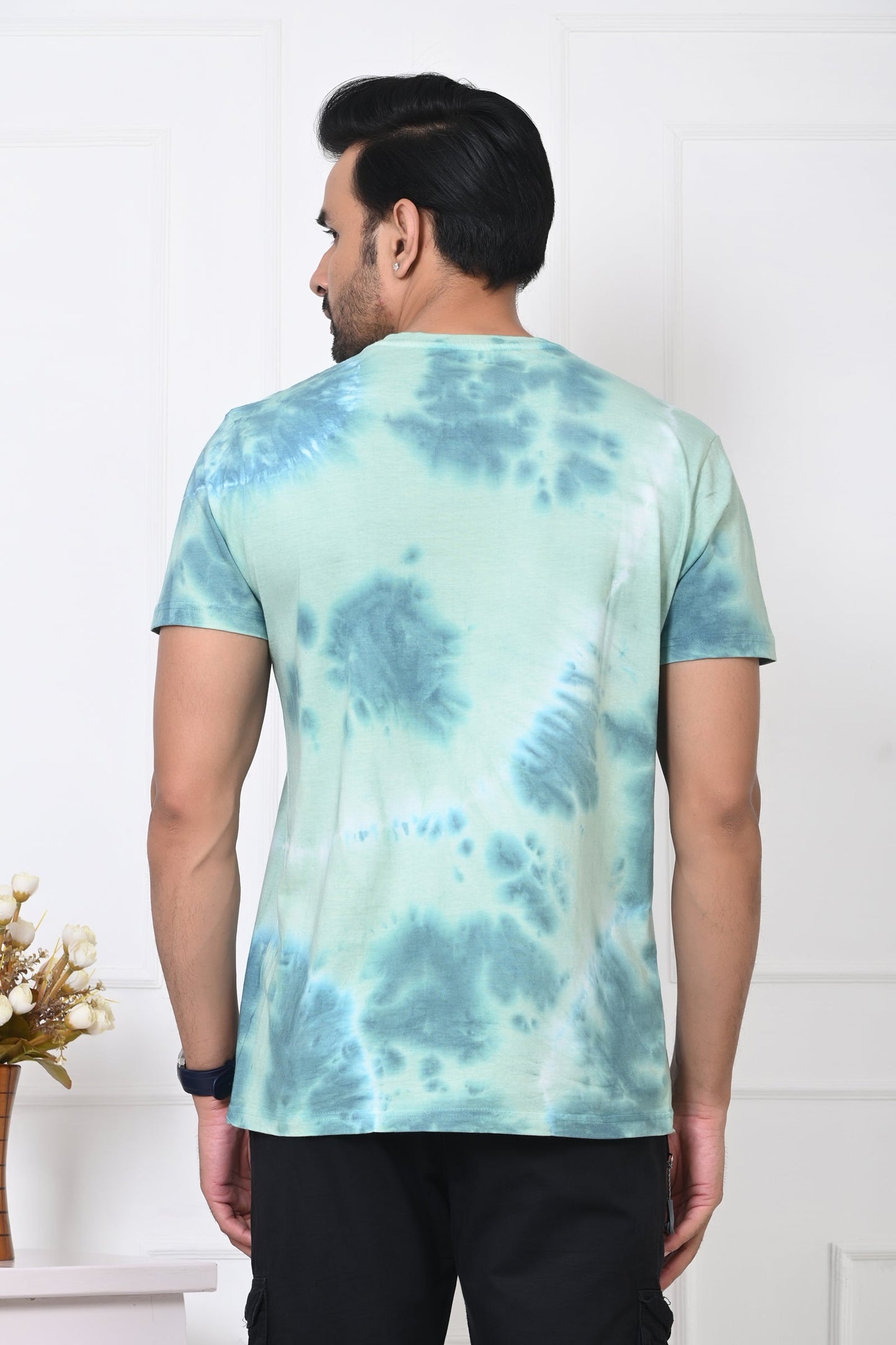 Arbour Men Round Neck Printed Half Sleeves T-Shirt