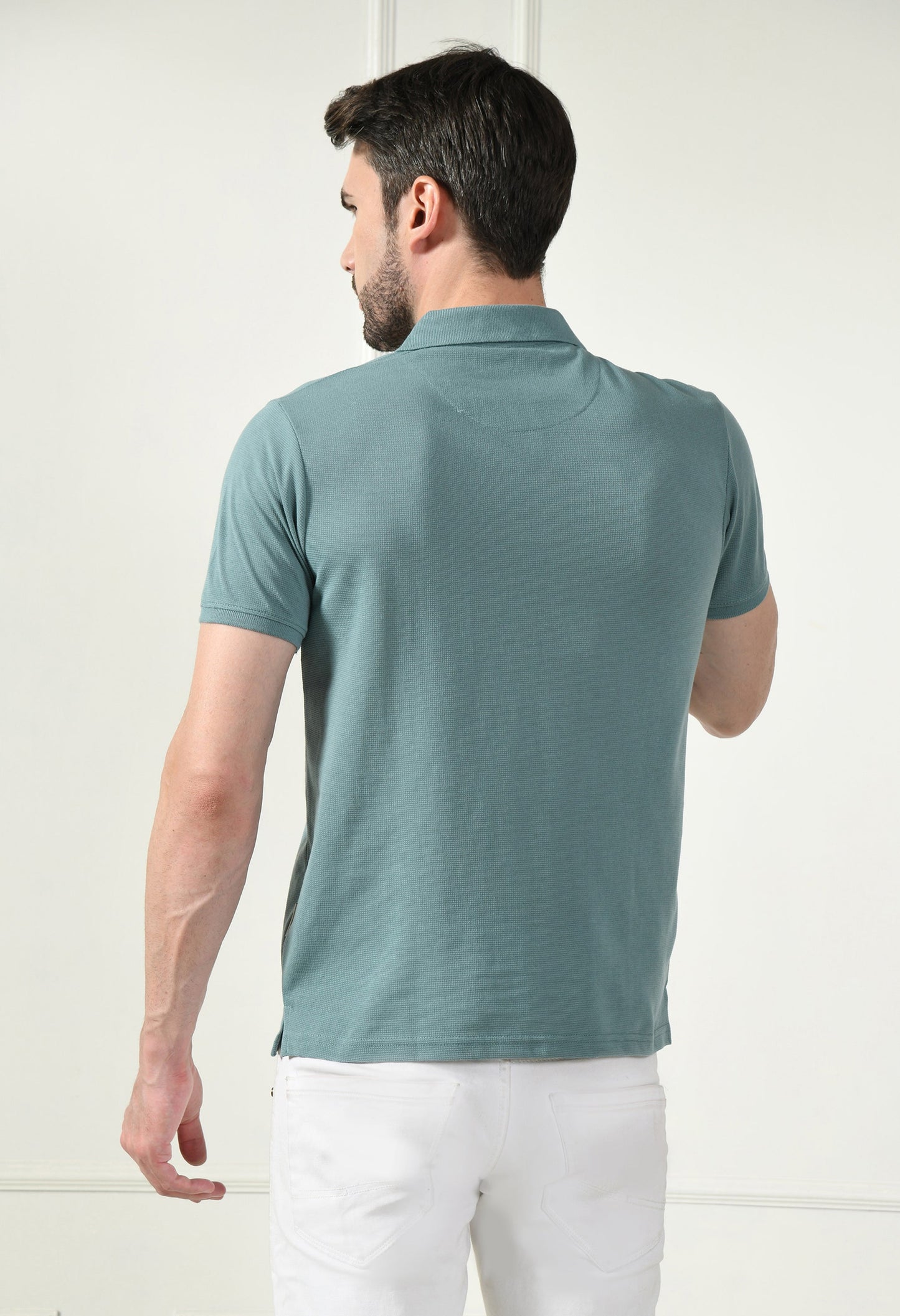 Arbour Men Polo Neck Pocket Half Sleeves T-Shirt