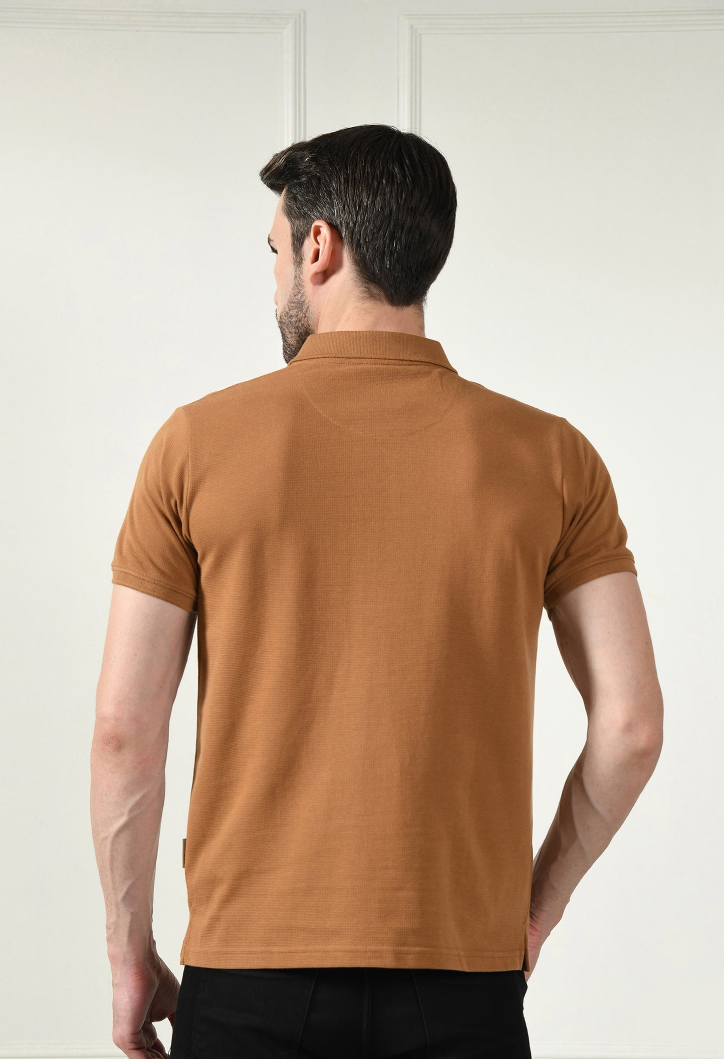 Arbour Men Polo Neck Pocket Half Sleeves T-Shirt