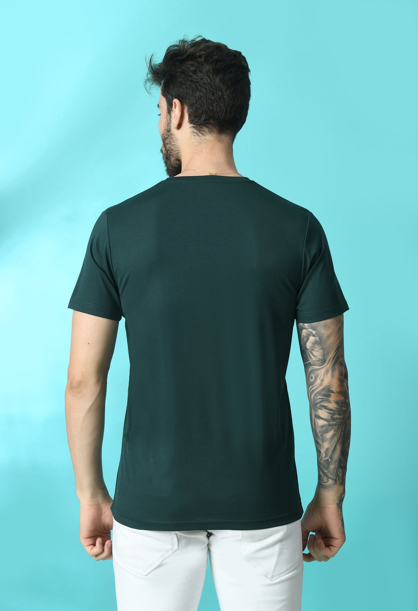 Arbour Men Round Neck Half Sleeves T-Shirt