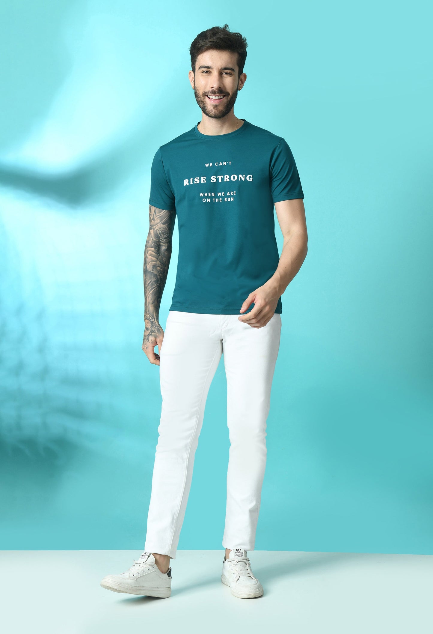 Arbour Men Round Neck Half Sleeves T-Shirt