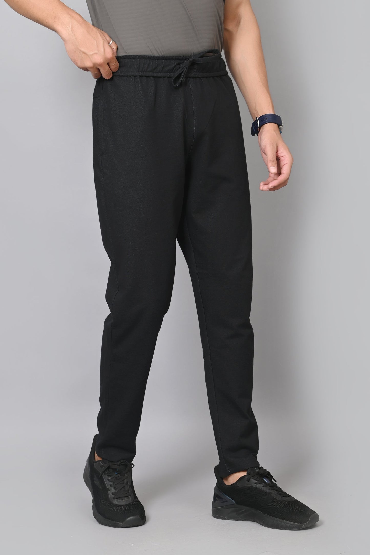 Arbour Men Solid Slim Fit Casual Track Pants