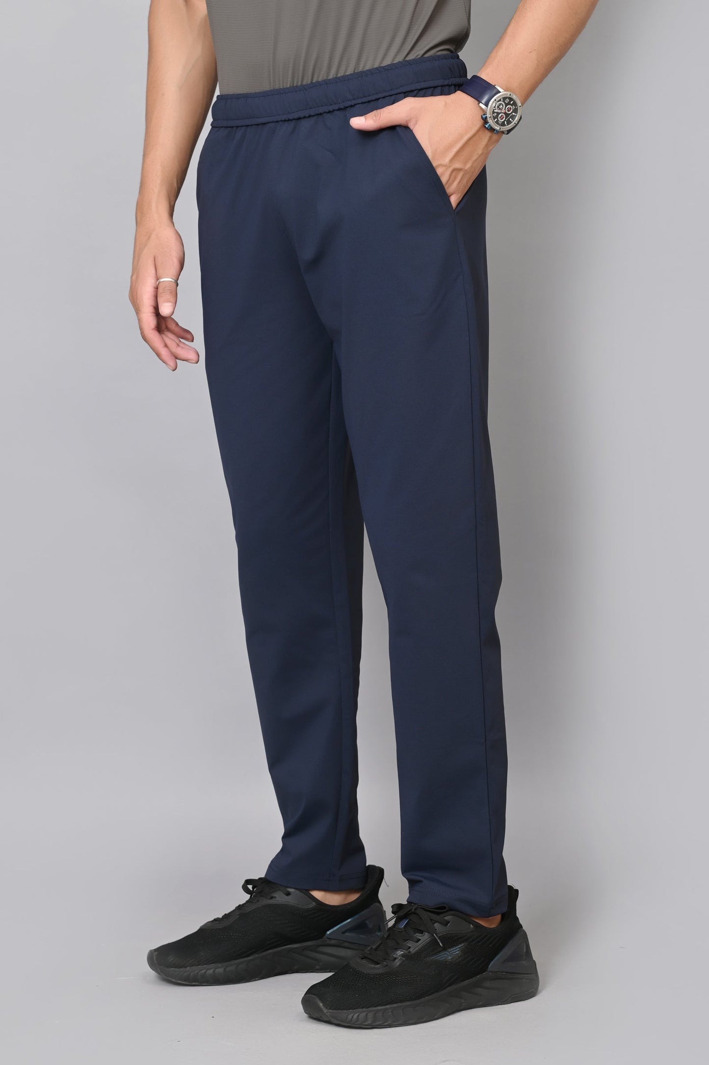 Arbour Men stylish Solid Slim Fit Track Pants