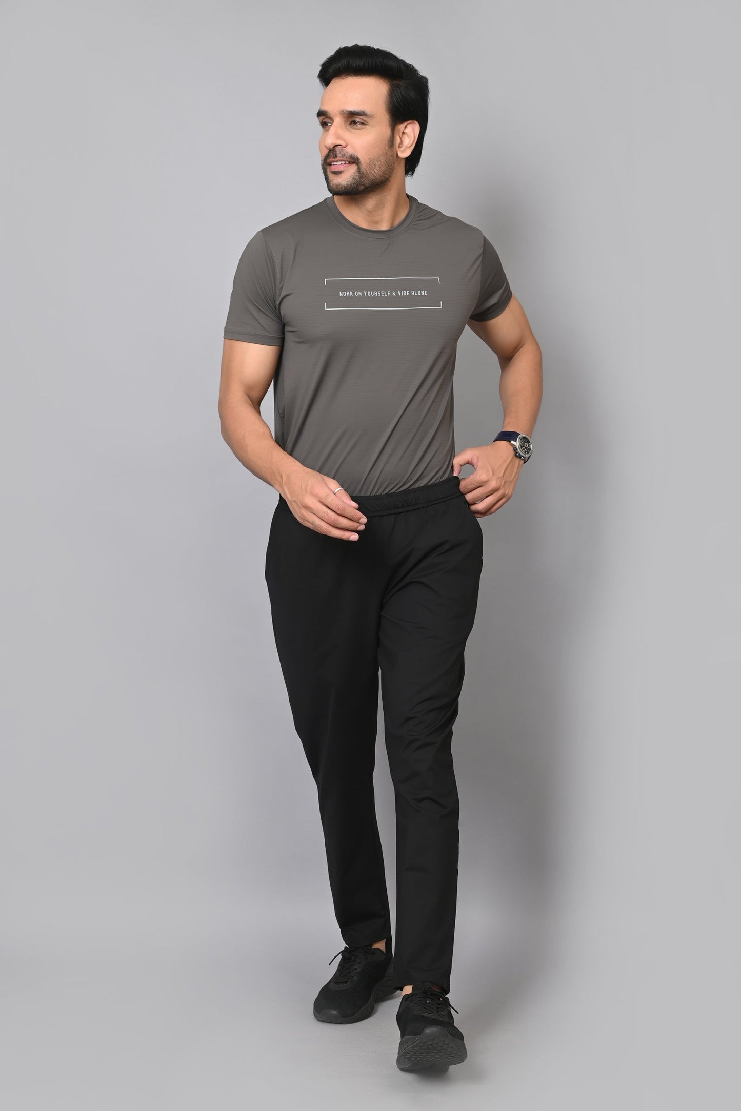 Arbour Men stylish Solid Slim Fit Track Pants