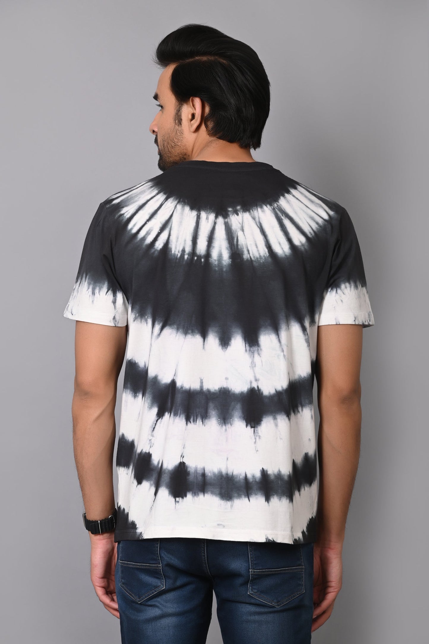 Arbour Men Printed Round Neck Cotton Blend Multicolor T-Shirt