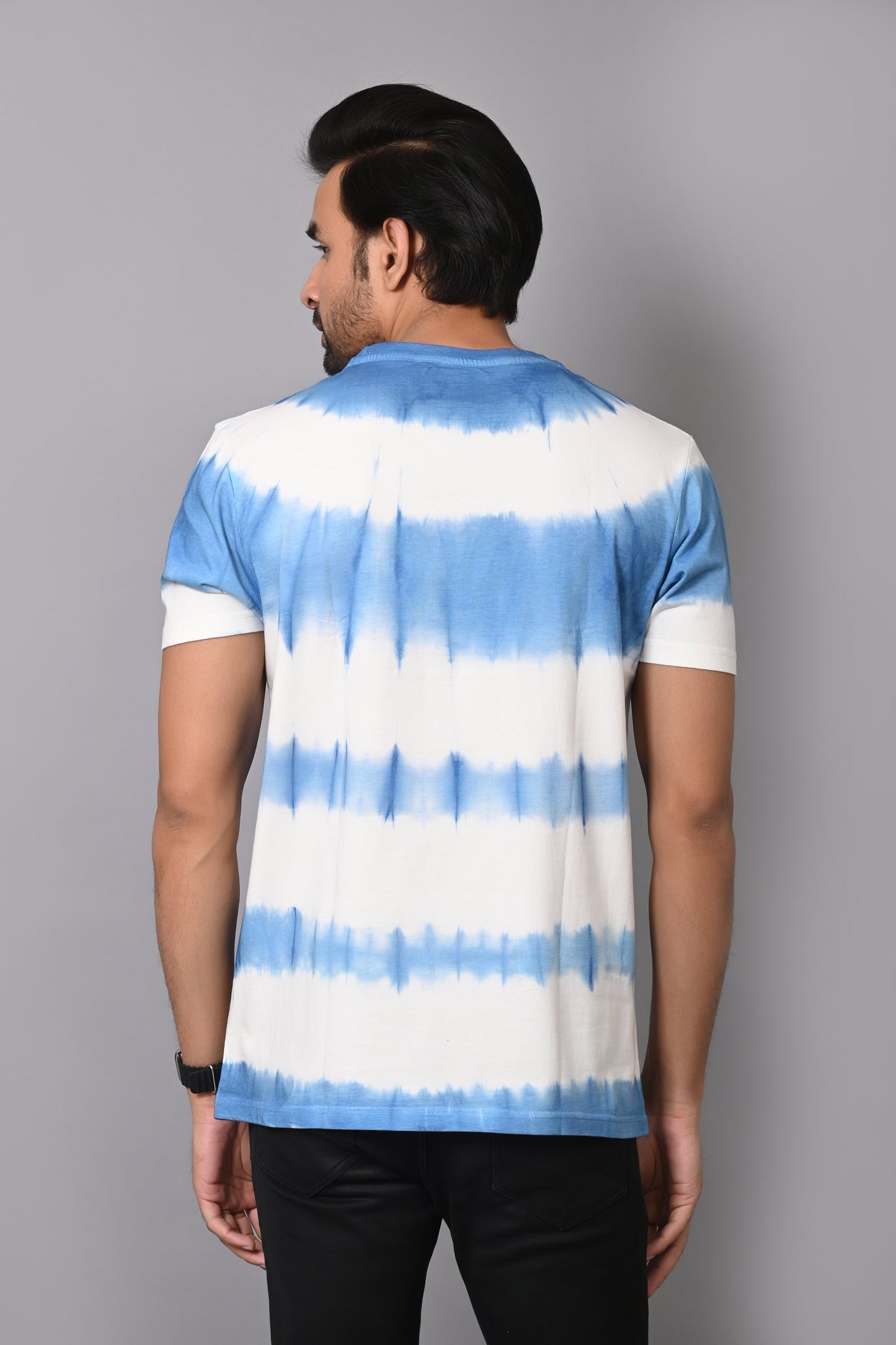 Arbour Men Printed Round Neck Cotton Blend Multicolor T-Shirt