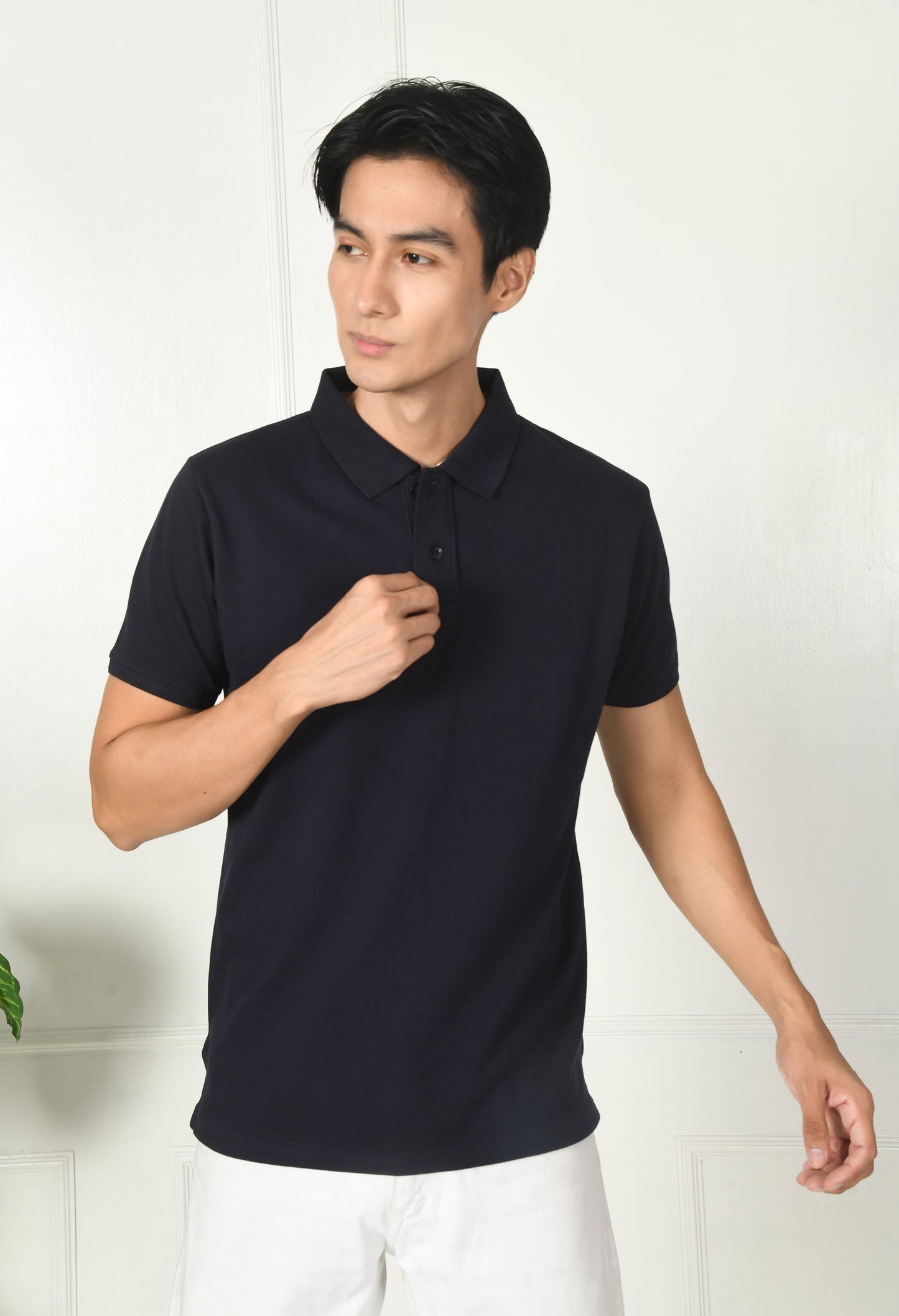 Arbour Men Polo Neck Plain Solid half Sleeves T-Shirt