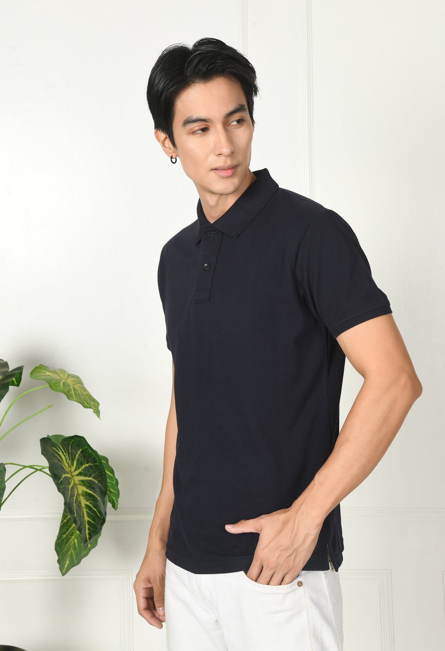 Arbour Men Polo Neck Plain Solid half Sleeves T-Shirt