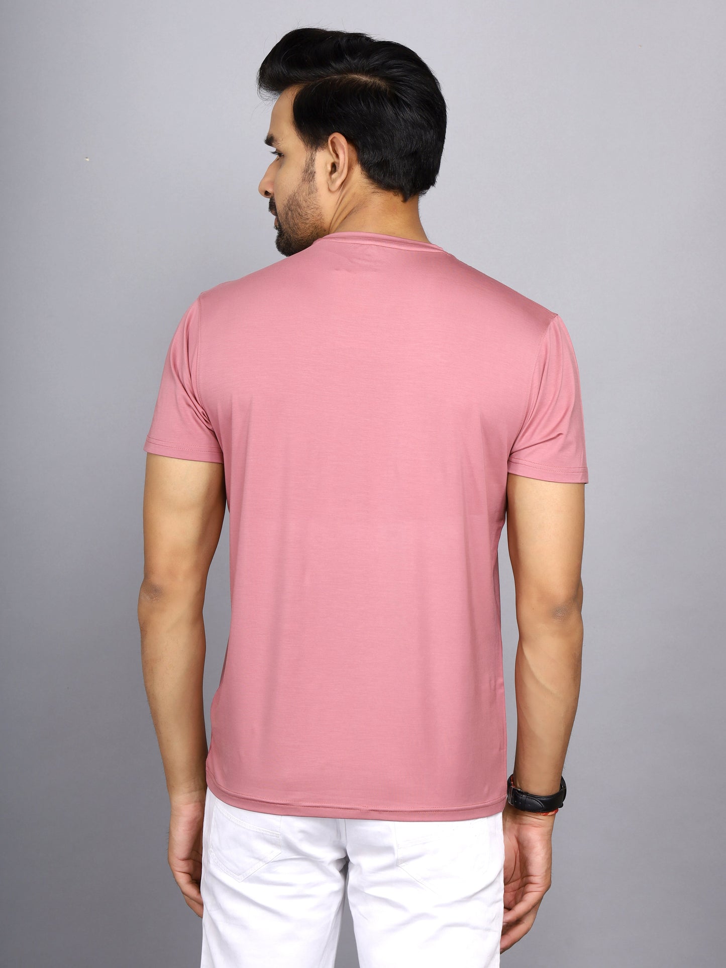 Arbour Men Round Neck Printed Half Sleeves T-Shirt