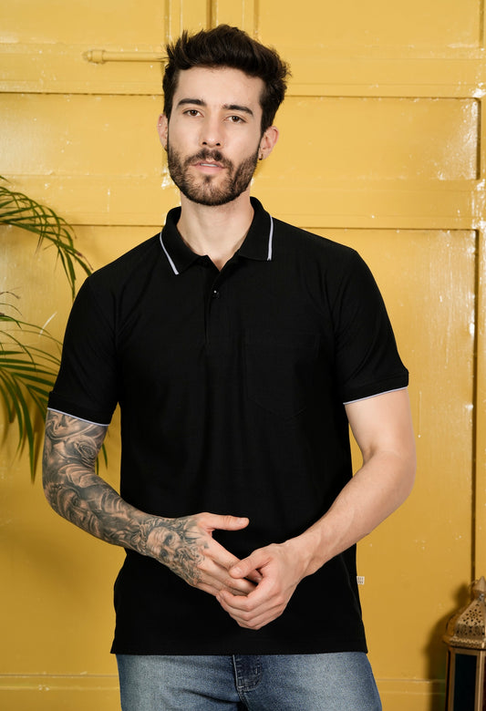 Arbour Men Polo Neck Half Sleeves T-Shirt